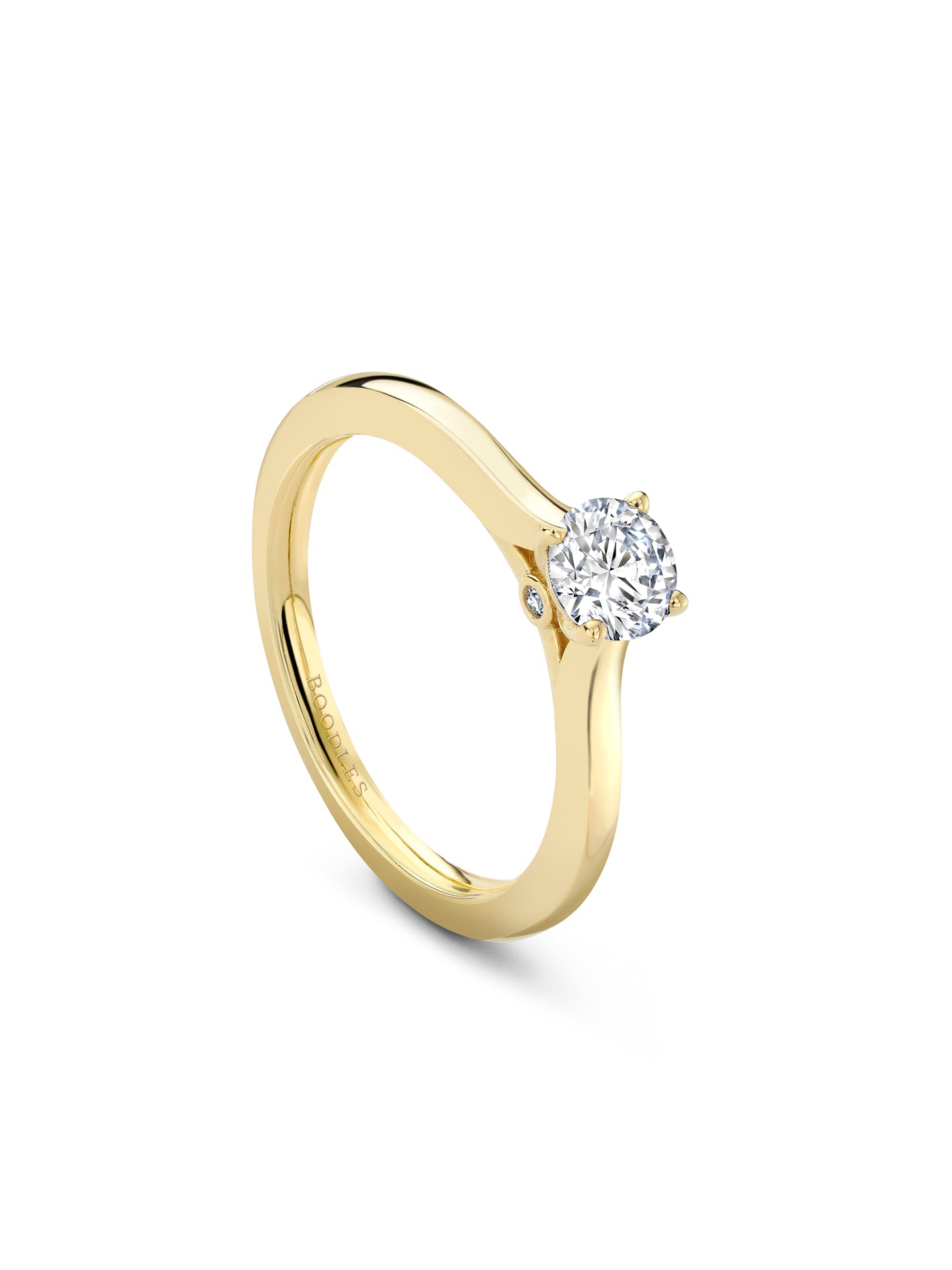 Classic Yellow Gold Diamond Engagement Ring