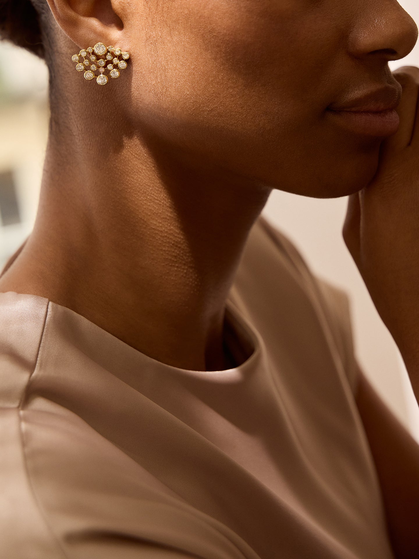 Raindance Chelsea Yellow Gold Diamond Earrings 3 Raindance Chelsea Yellow Gold Diamond Earrings