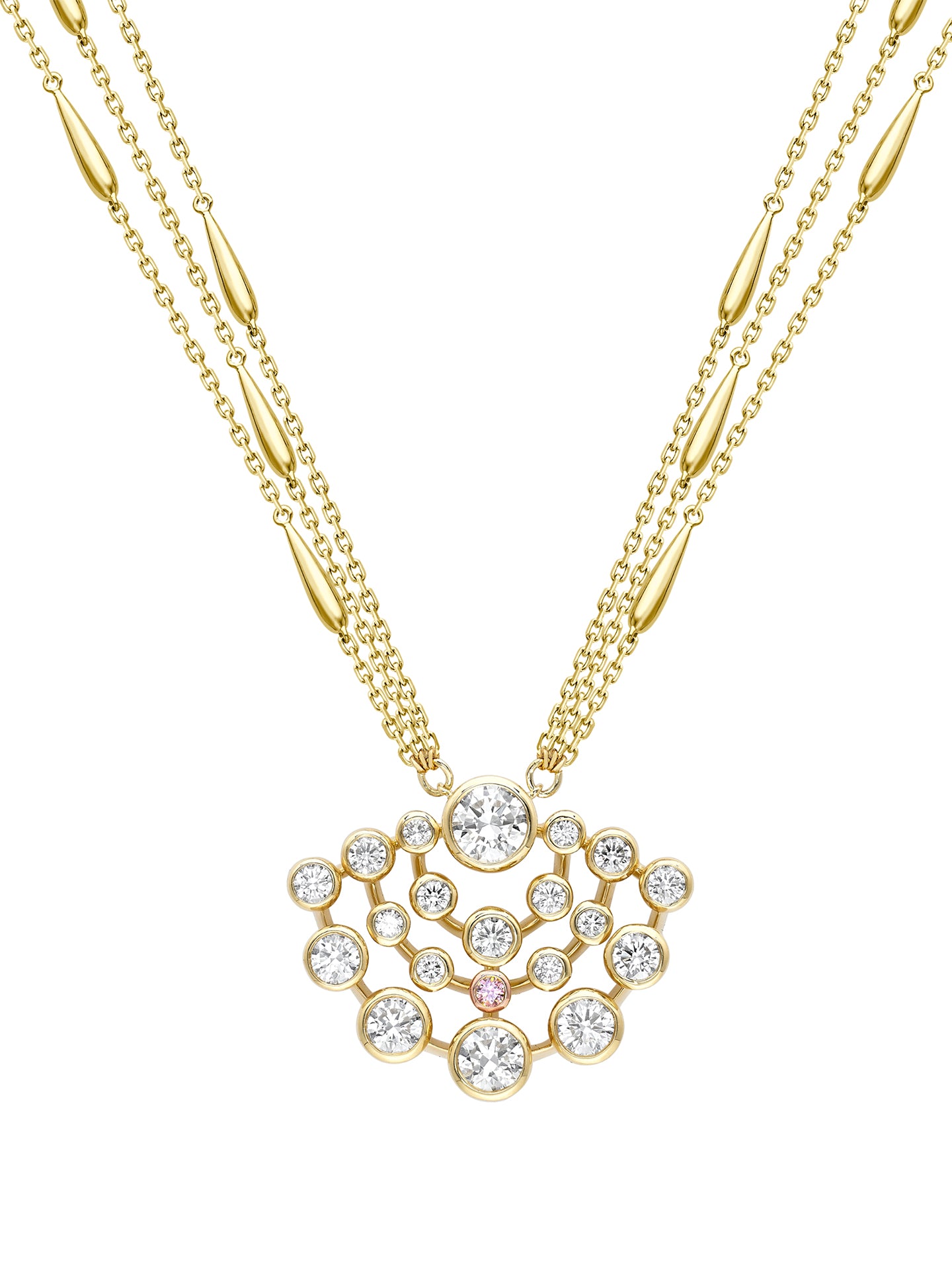Raindance Chelsea Yellow Gold Diamond Pendant
