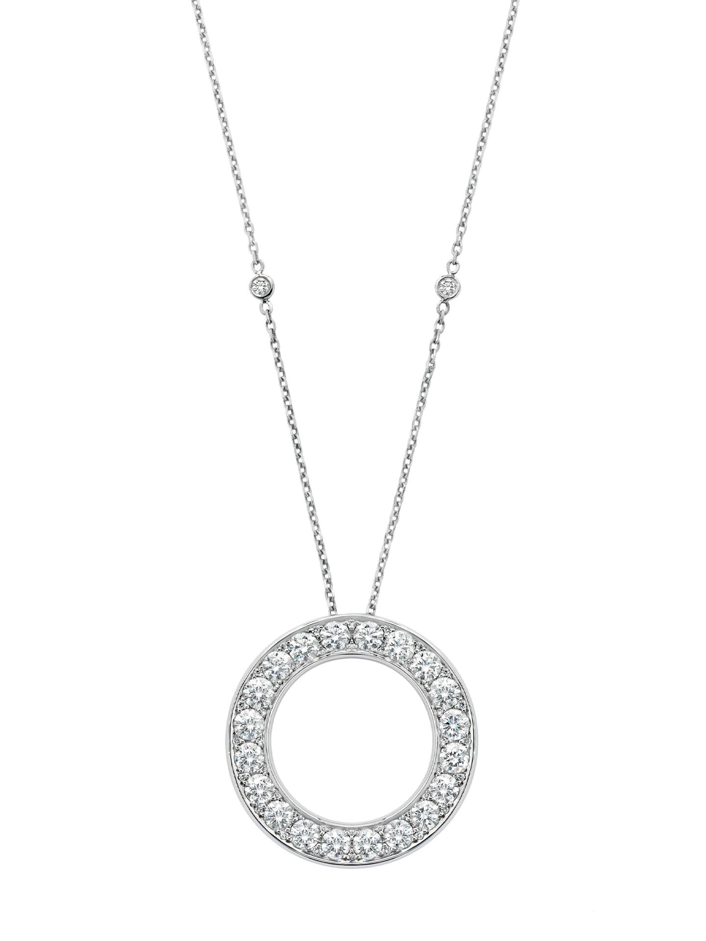 Roulette Mega Platinum Diamond Pendant