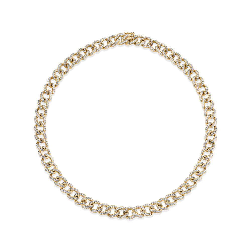 NAPLES DIAMOND CHAIN LINK CHOKER