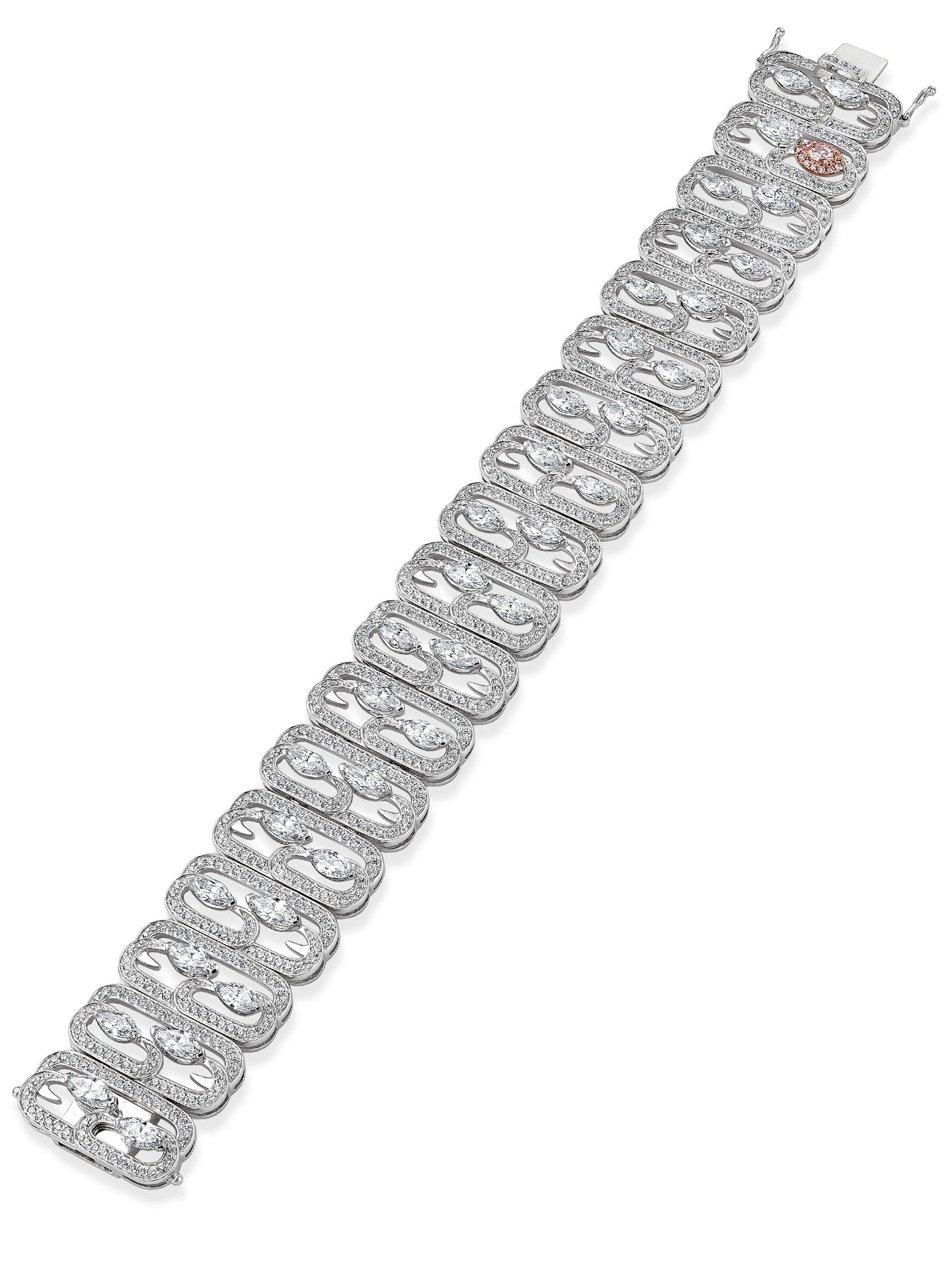 Secret Garden New Beginnings Diamond Platinum Bracelet