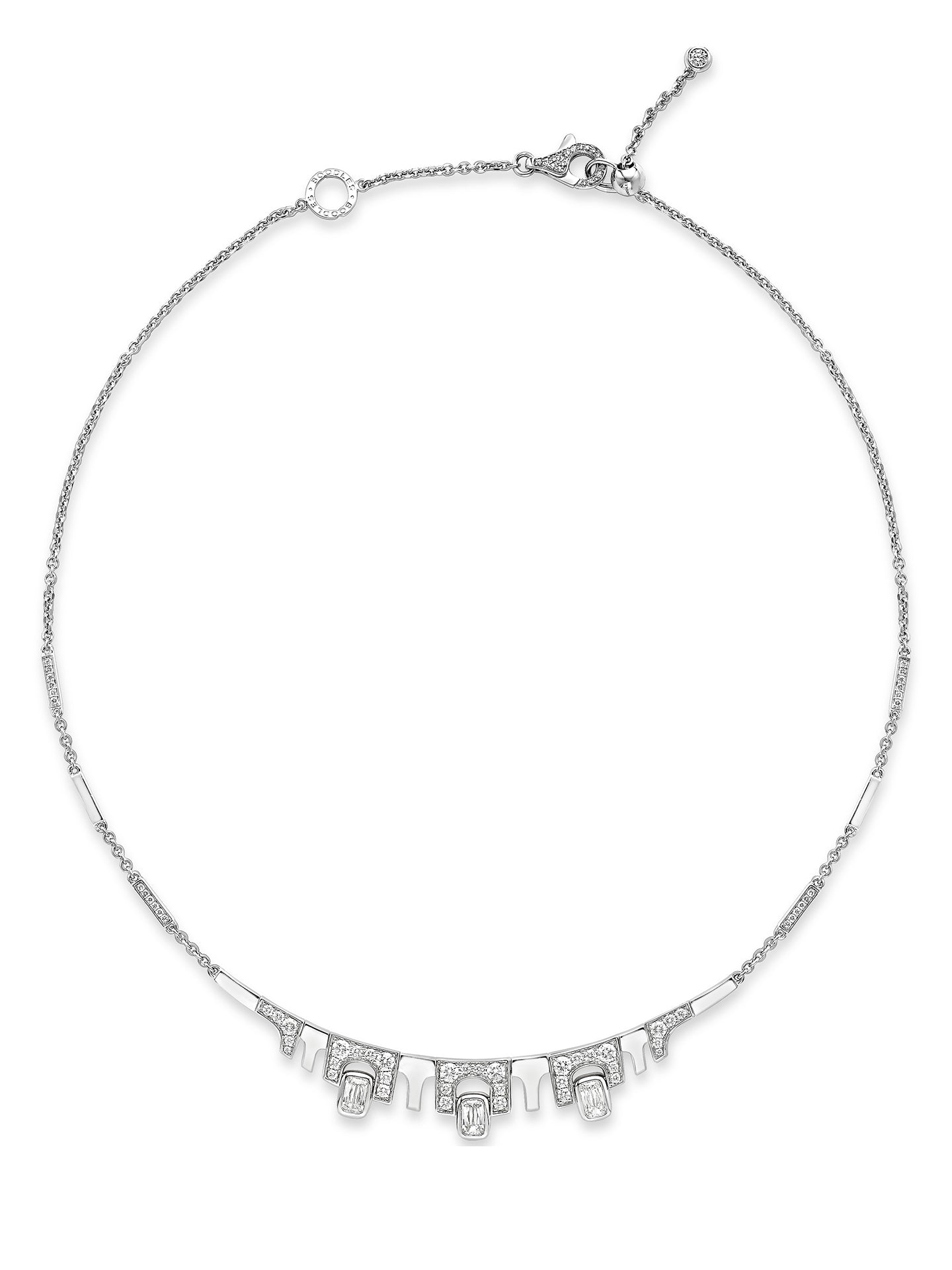 The National Gallery Perspective Platinum Necklace