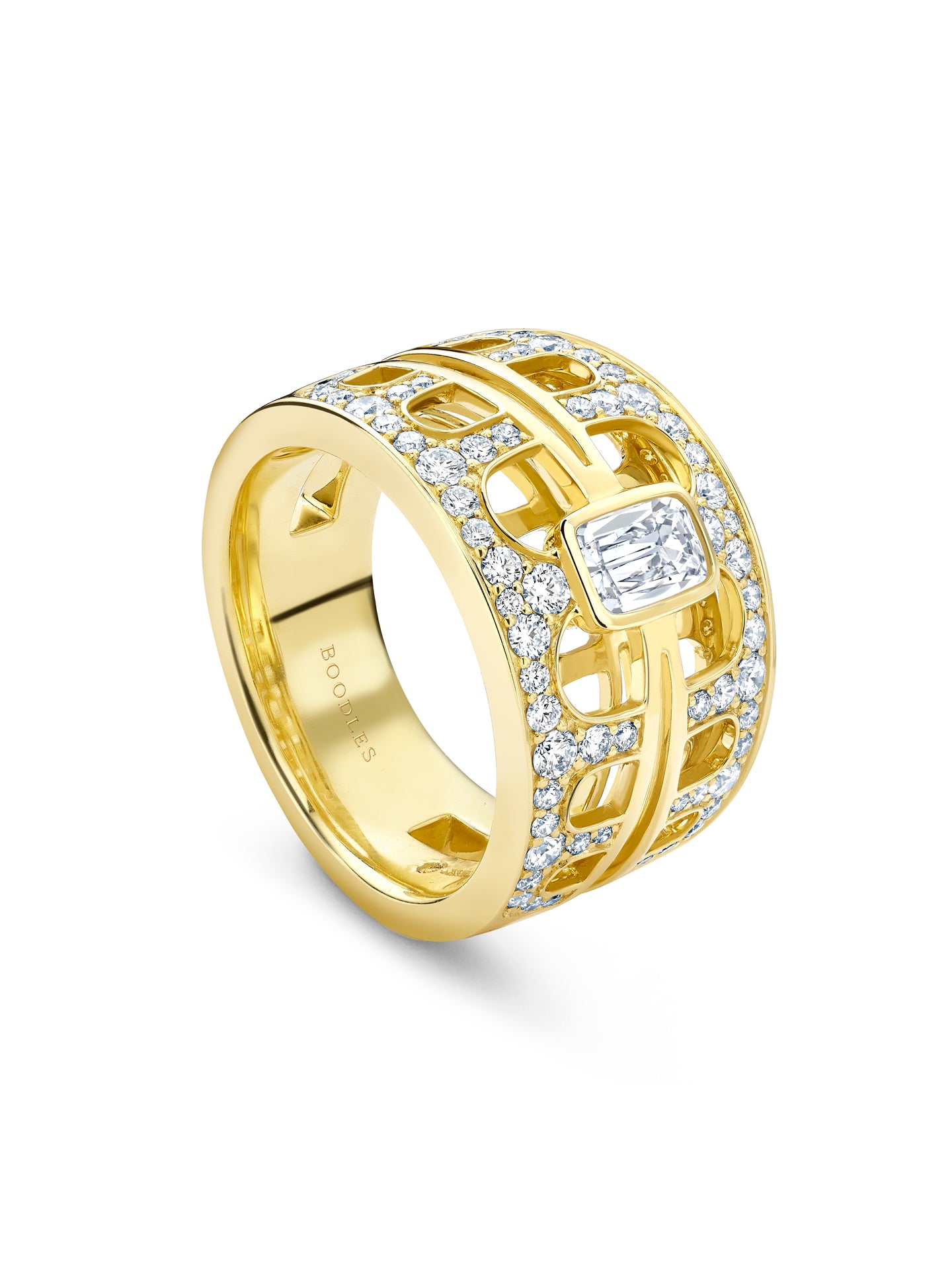 The National Gallery Perspective Yellow Gold Ring