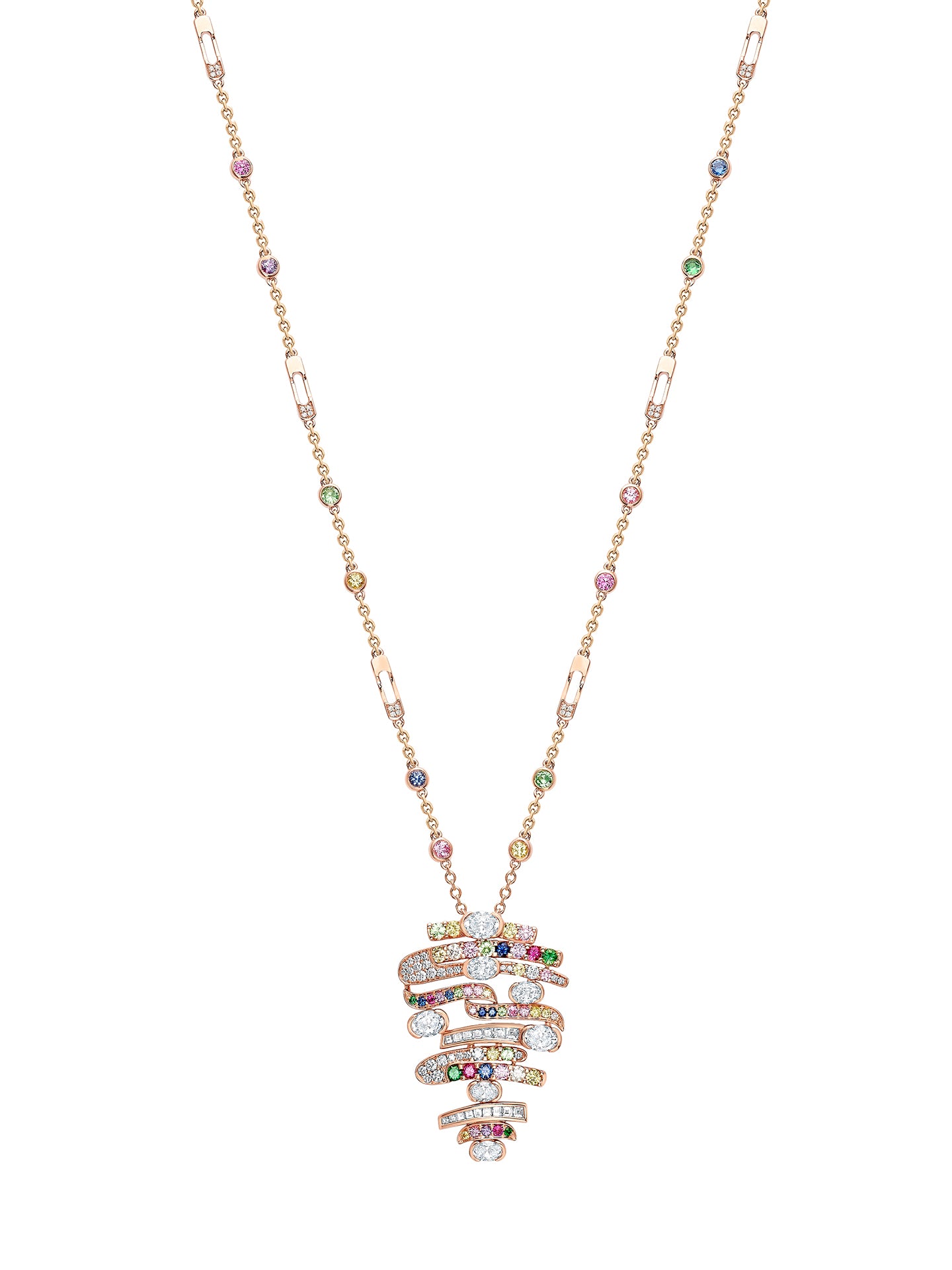 The National Gallery Play of Light Chelsea Rose Gold Pendant