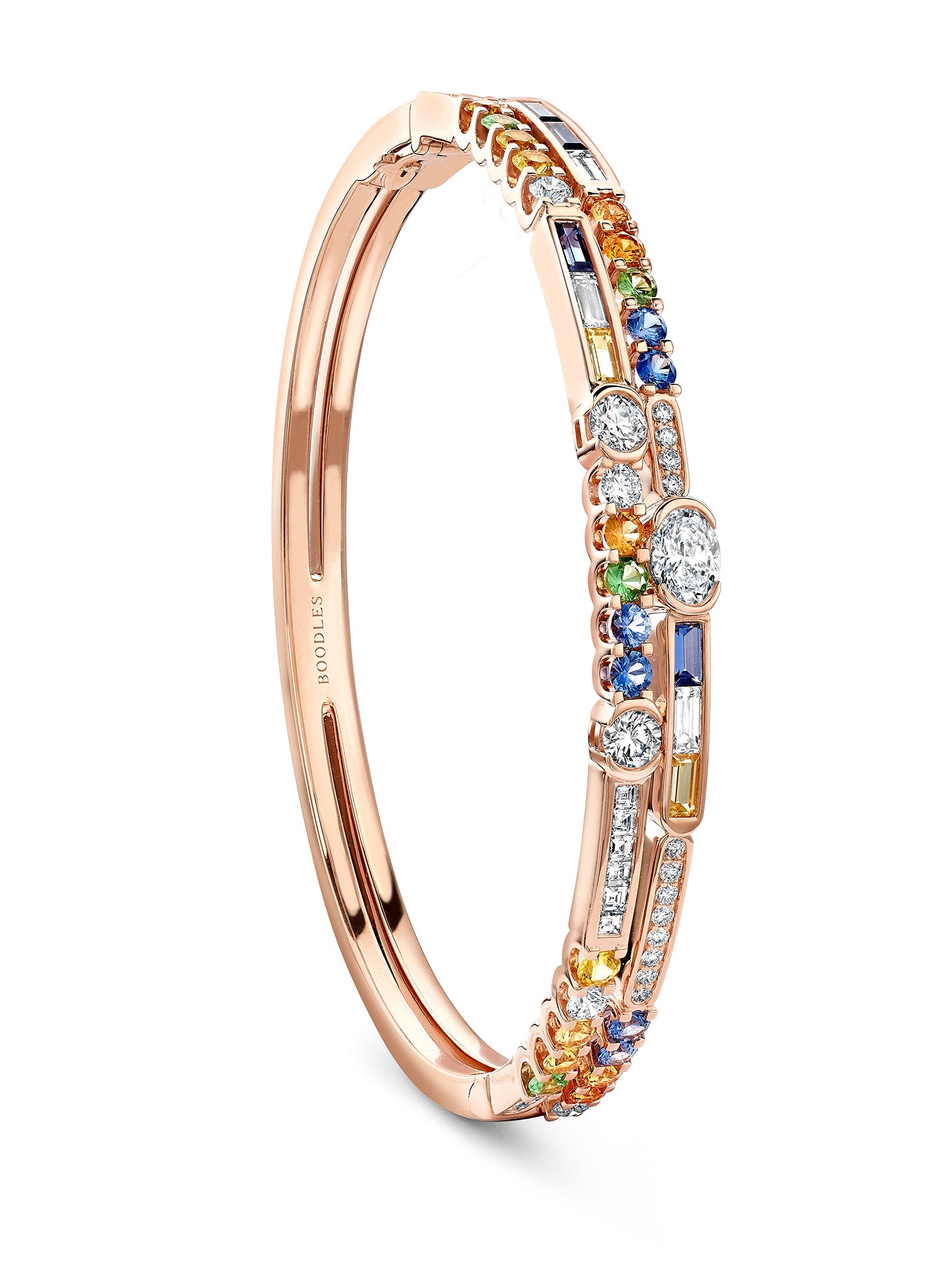 The National Gallery Play of Light Rose Gold Bangle