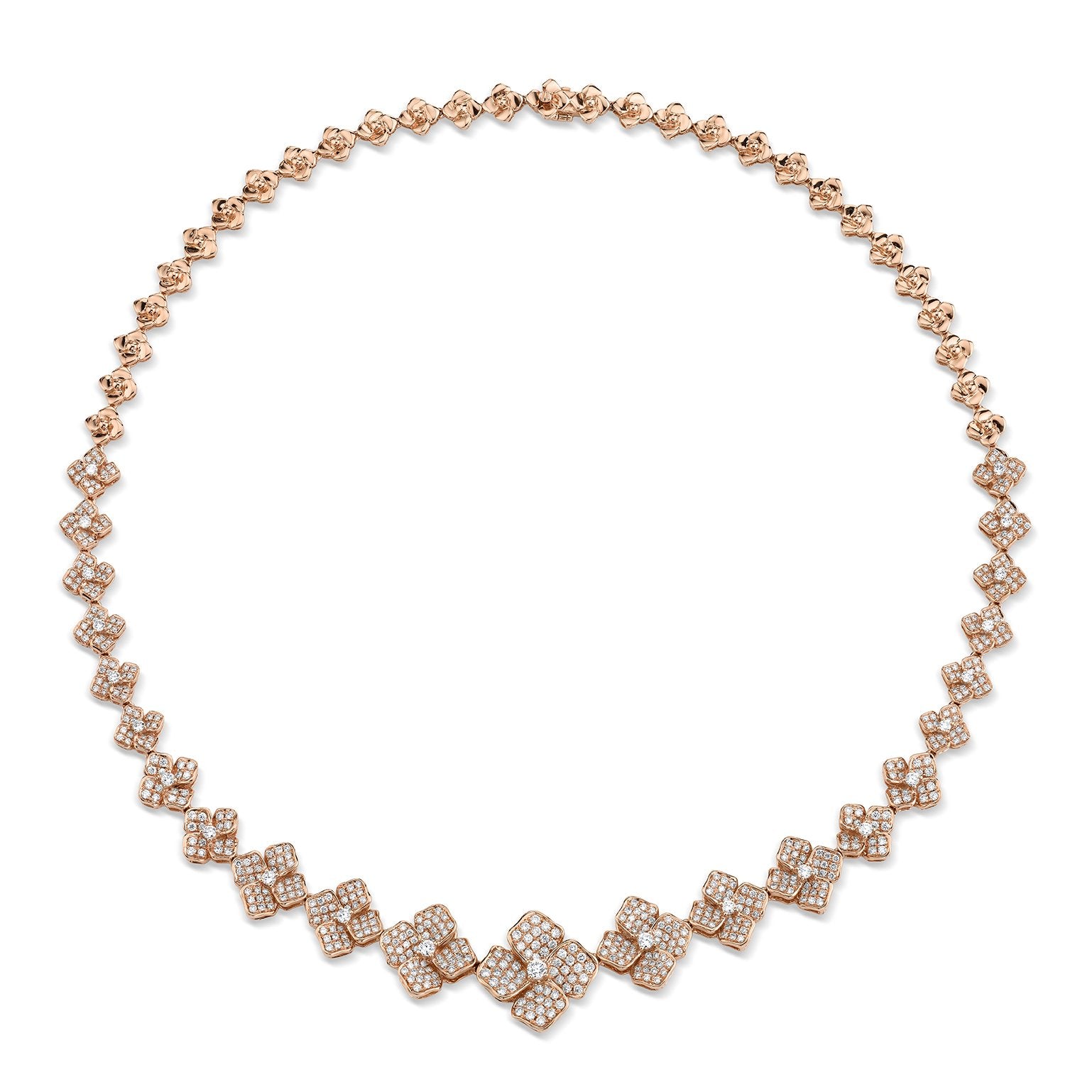PAVE DIAMOND CORSAGE CHOKER 4 PAVE DIAMOND CORSAGE CHOKER