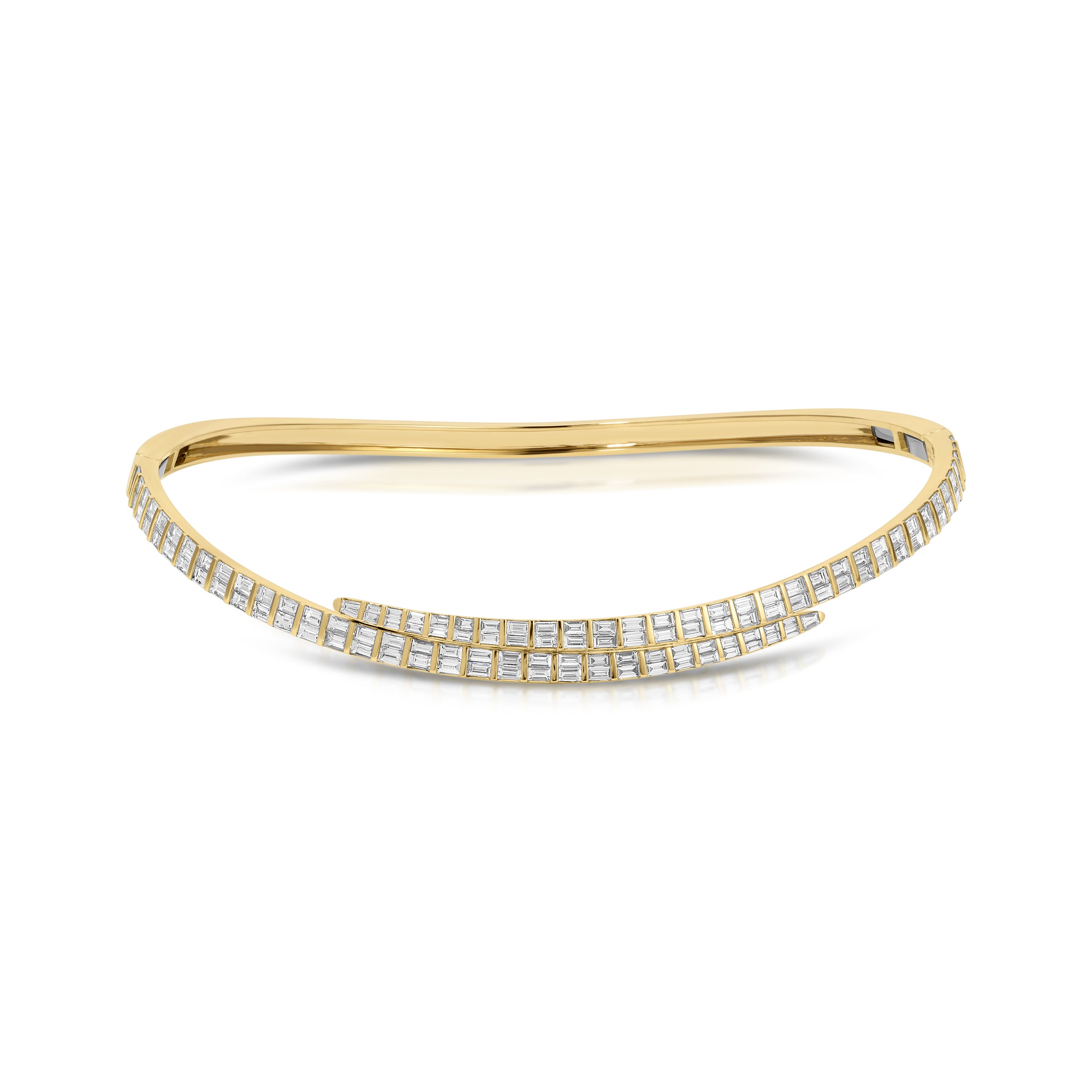 BAGUETTE DIAMOND COIL CHOKER