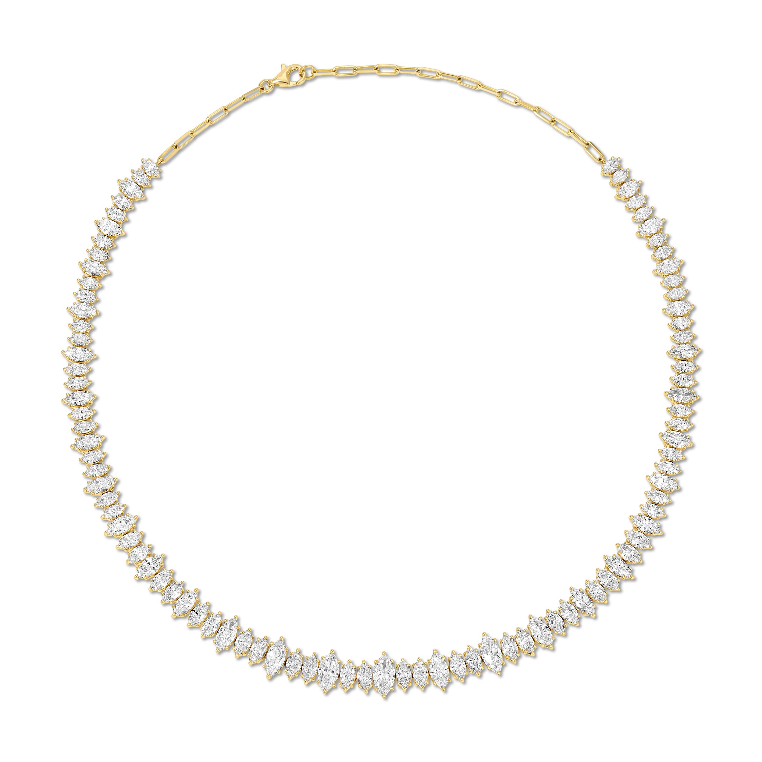 LARGE MARQUISE DIAMOND CHOKER