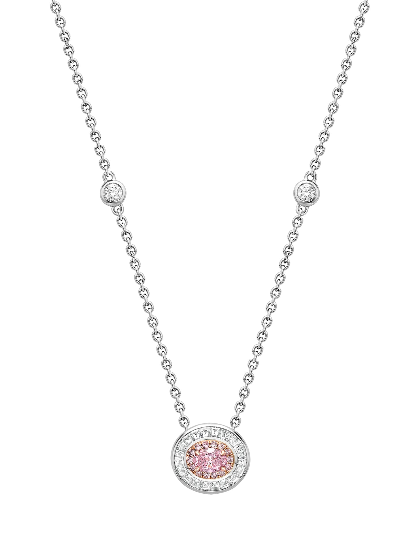 Vintage Pink Diamond Pendant