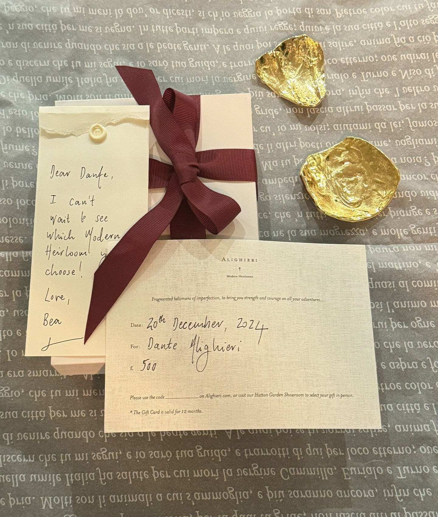 Alighieri Gift Cards