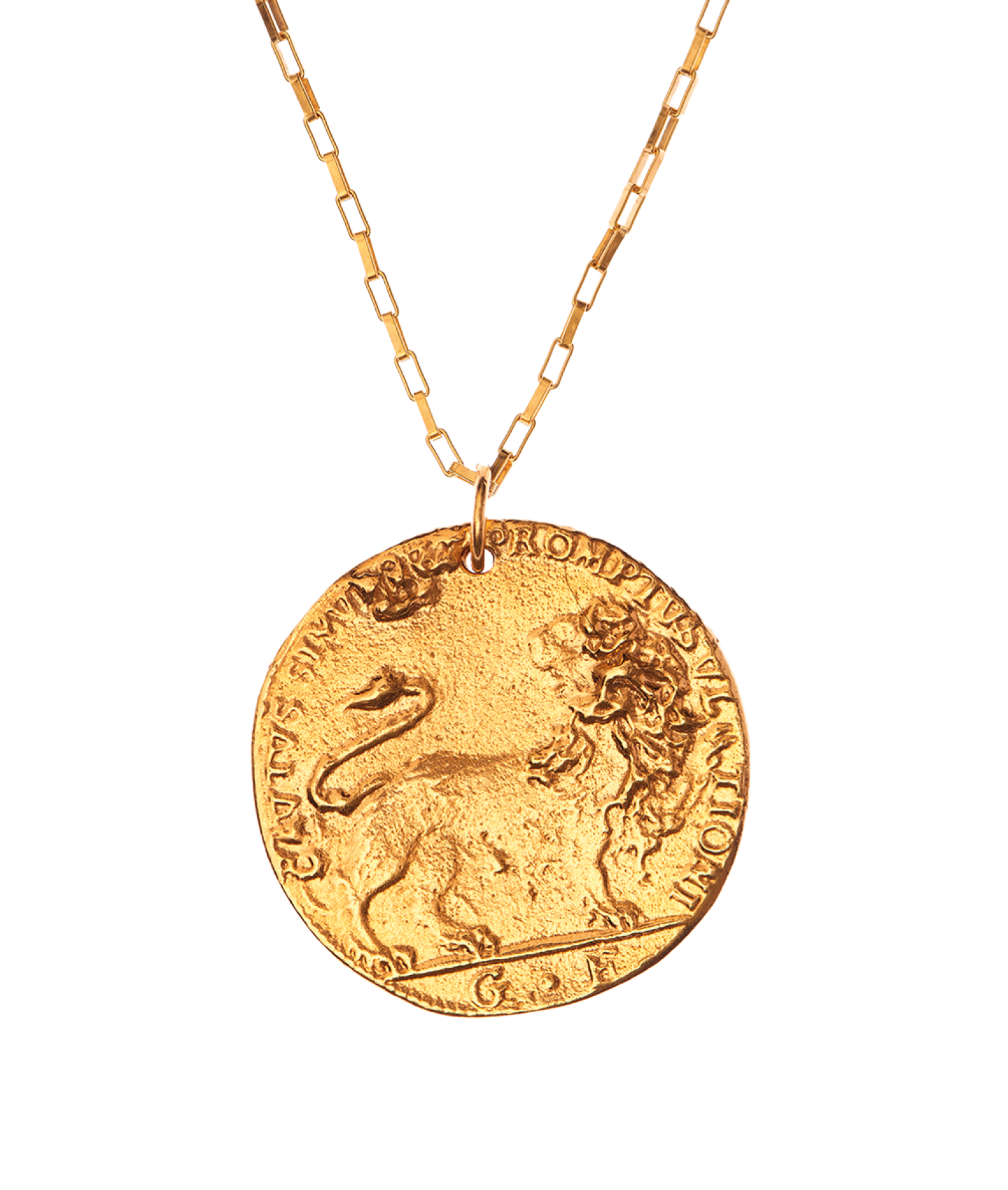 Il Leone Medallion // Box Chain