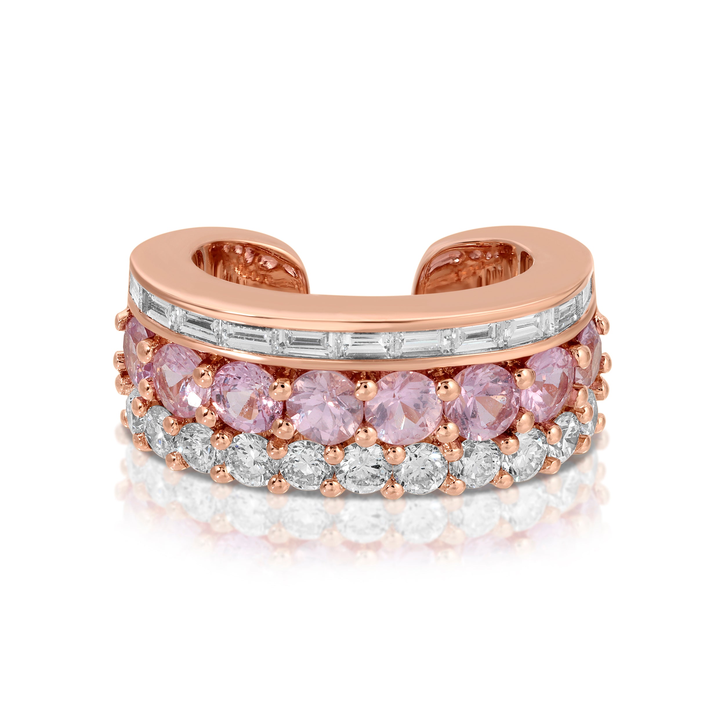 PINK SAPPHIRE LOLA EAR CUFF