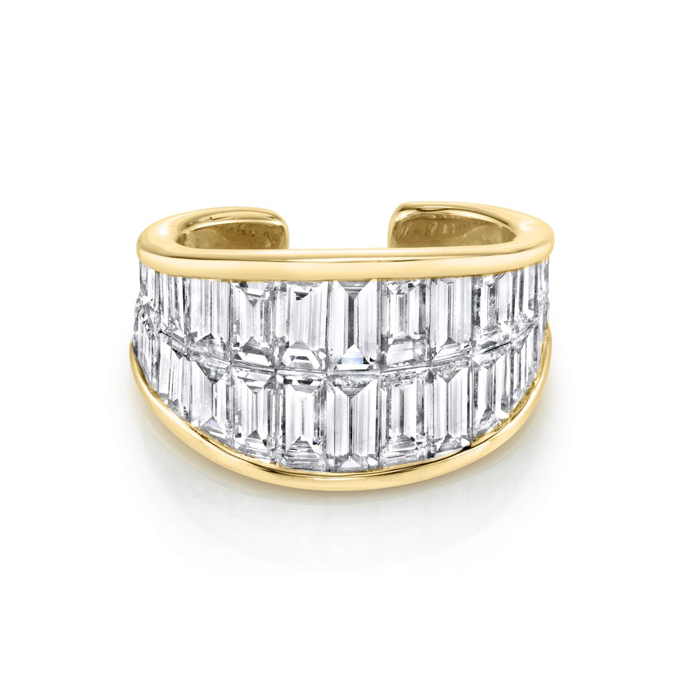 BAGUETTE DIAMOND GALAXY EAR CUFF
