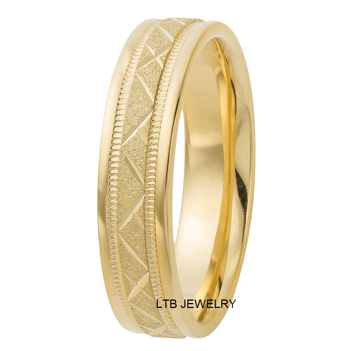 Yellow Gold Mens and Womens Wedding Bands