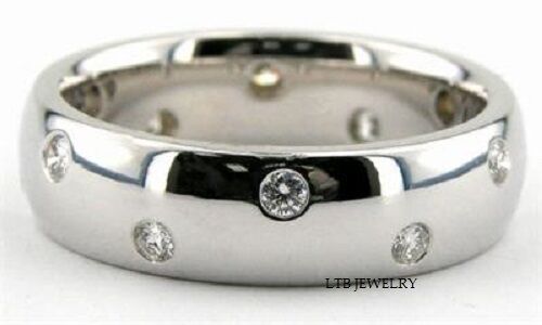 Platinum Mens and Womens Diamond Wedding Bands
