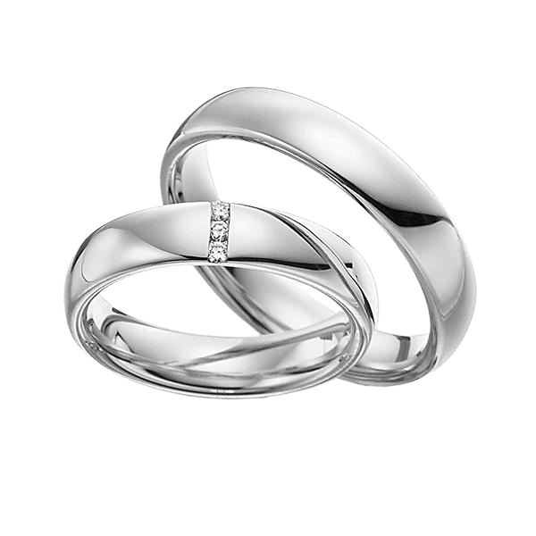 His and Hers Wedding Bands, Diamond Wedding Rings Set