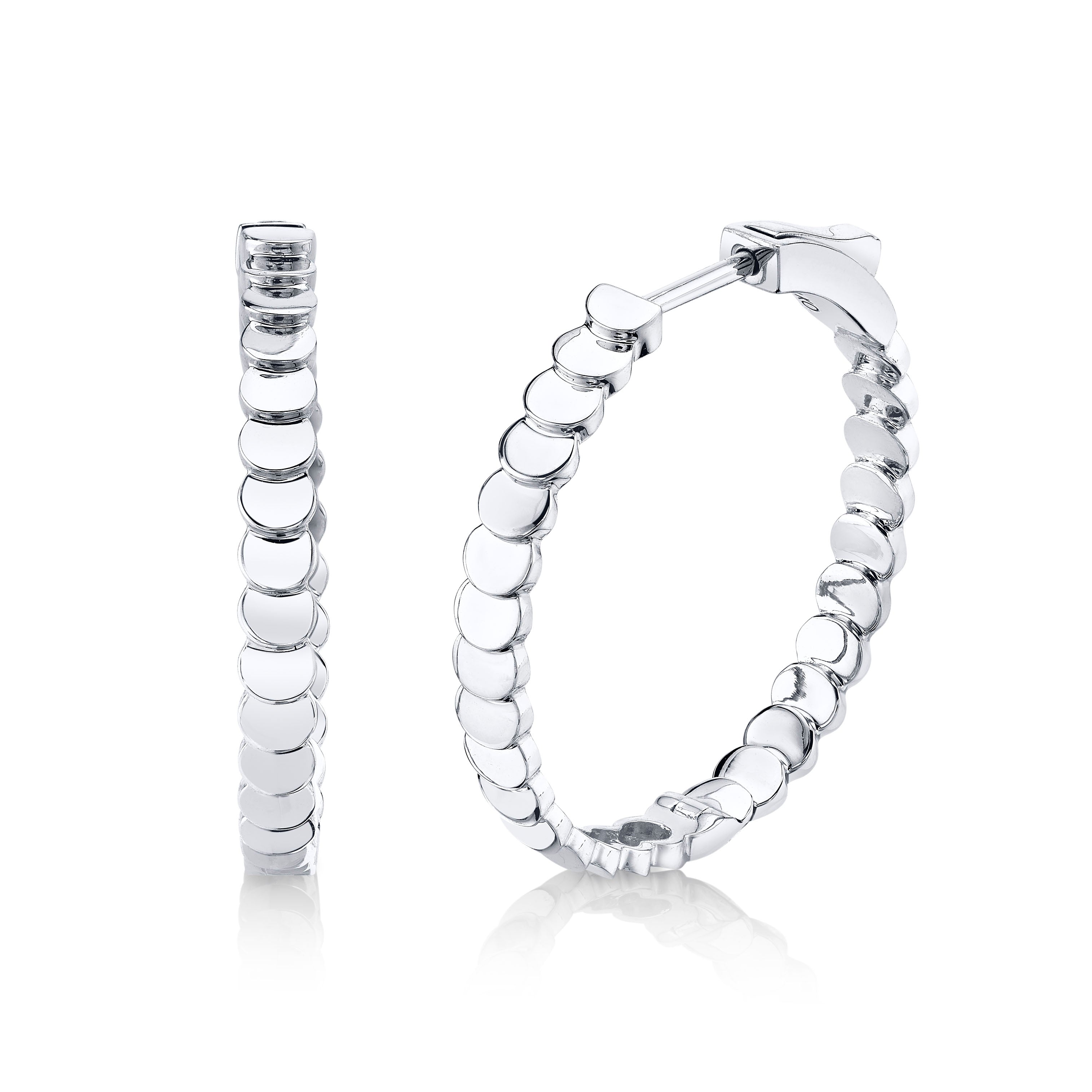 CLASSIC MEDIUM LUNA HOOPS 4 CLASSIC MEDIUM LUNA HOOPS
