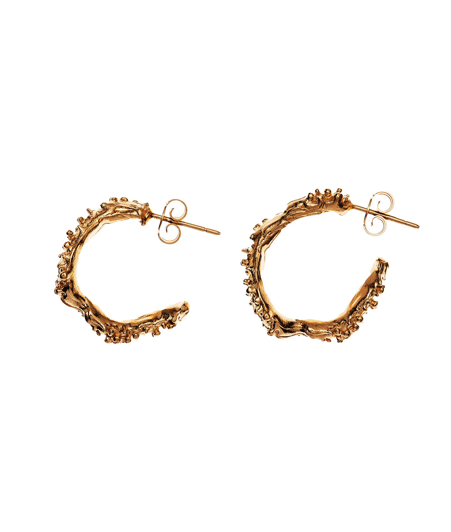The Lunar Rocks Hoop Earrings