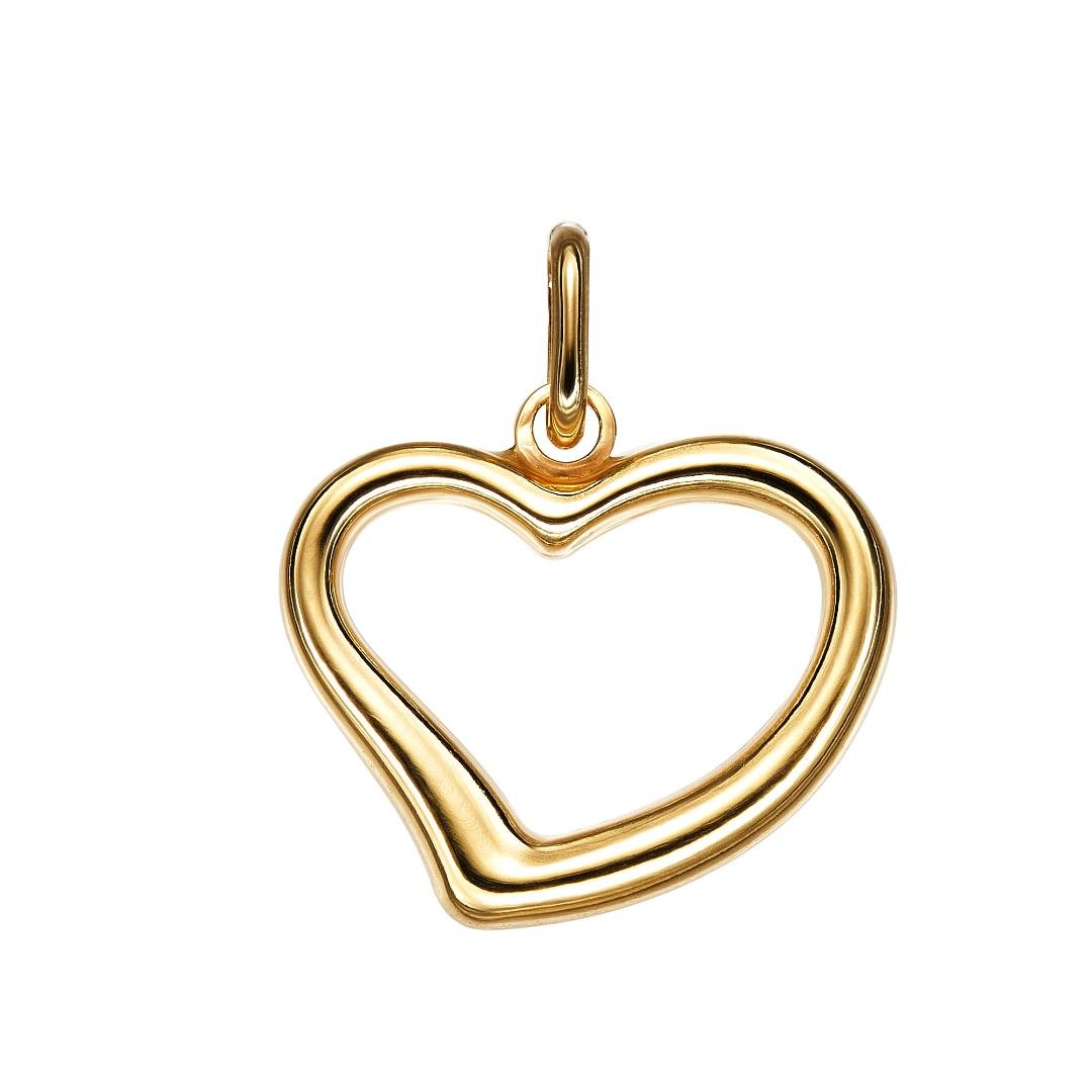 14K Yellow Gold Heart Pendant or Necklace 3 14K Yellow Gold Heart Pendant or Necklace