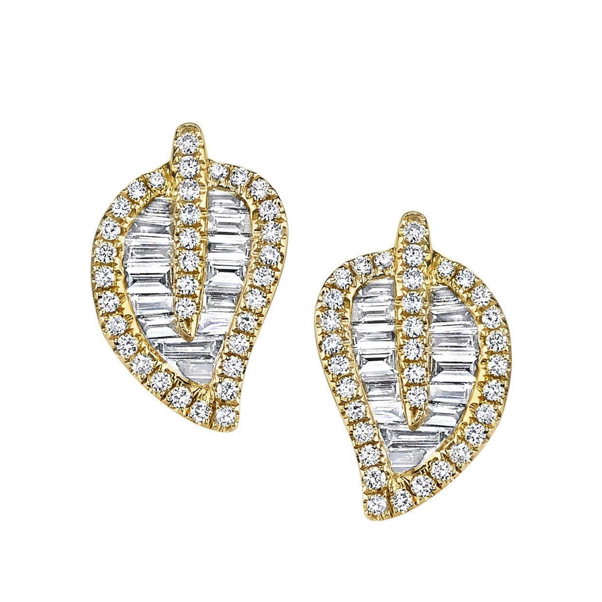 SMALL LEAF STUDS
