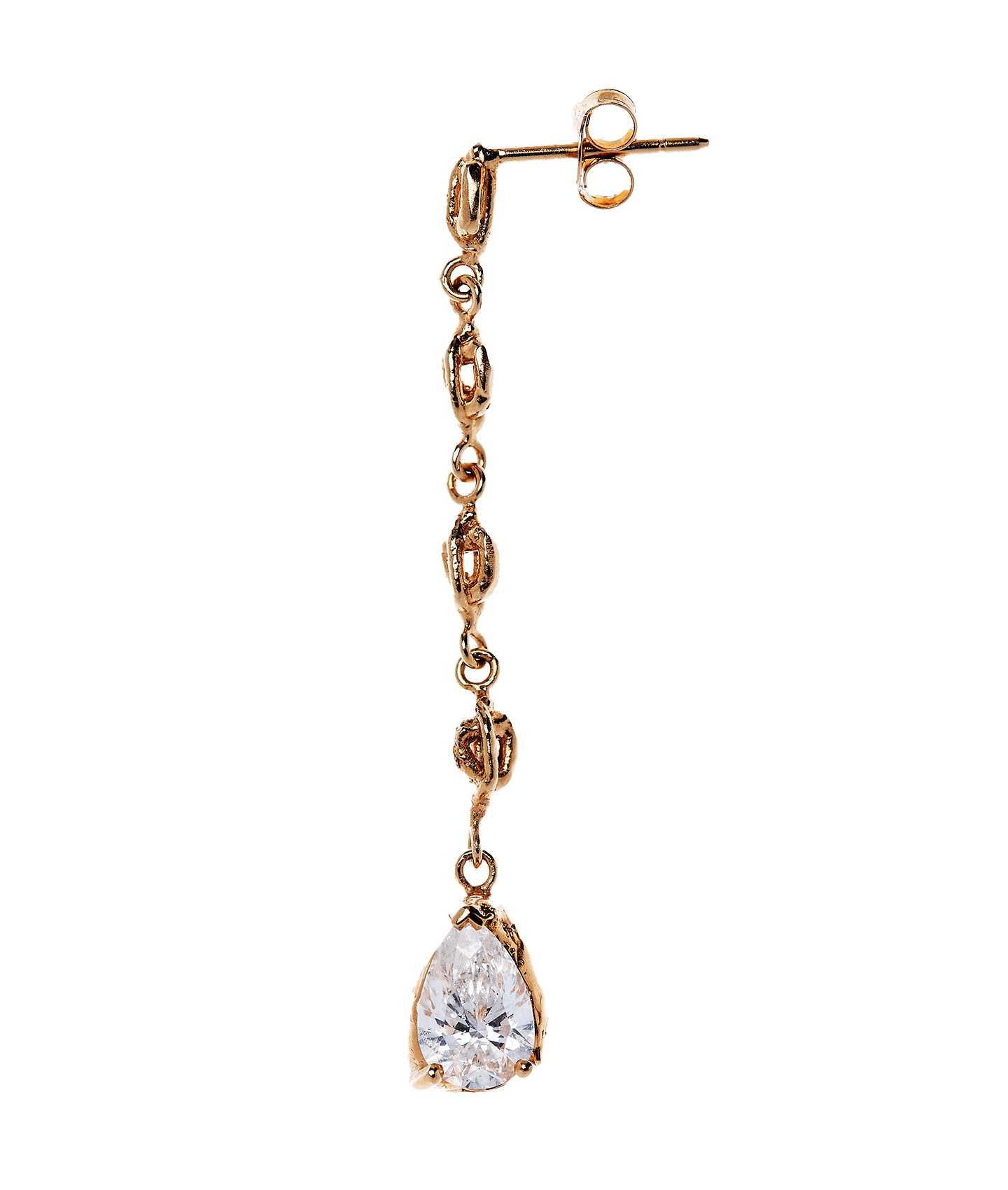The Teardrop of Clarity Diamond Earring