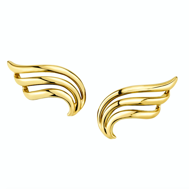 LARGE WAVE EARRINGS