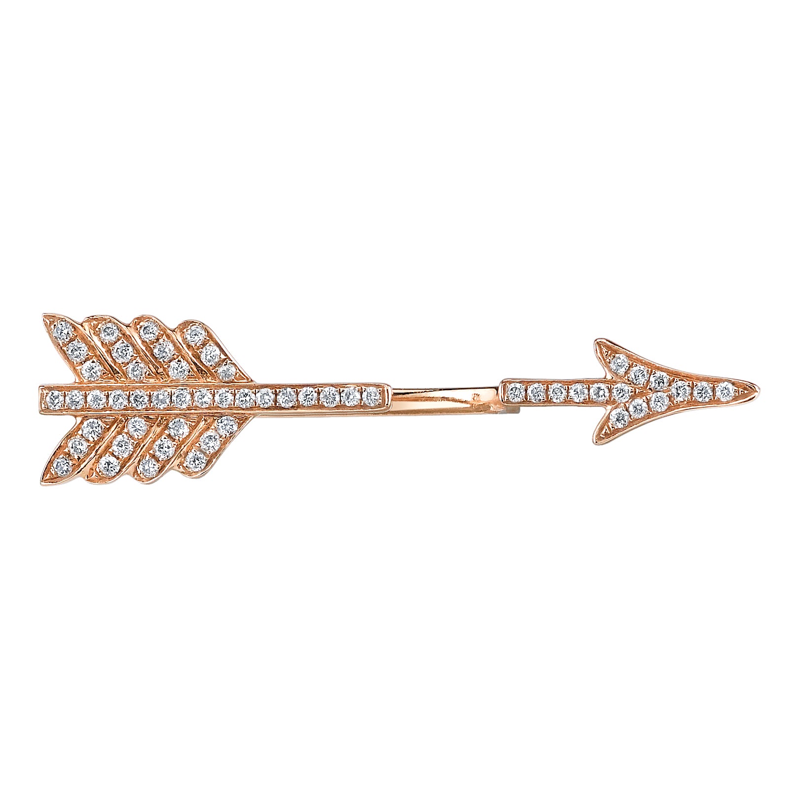 SINGLE DIAMOND ARROW EARRING 4 SINGLE DIAMOND ARROW EARRING