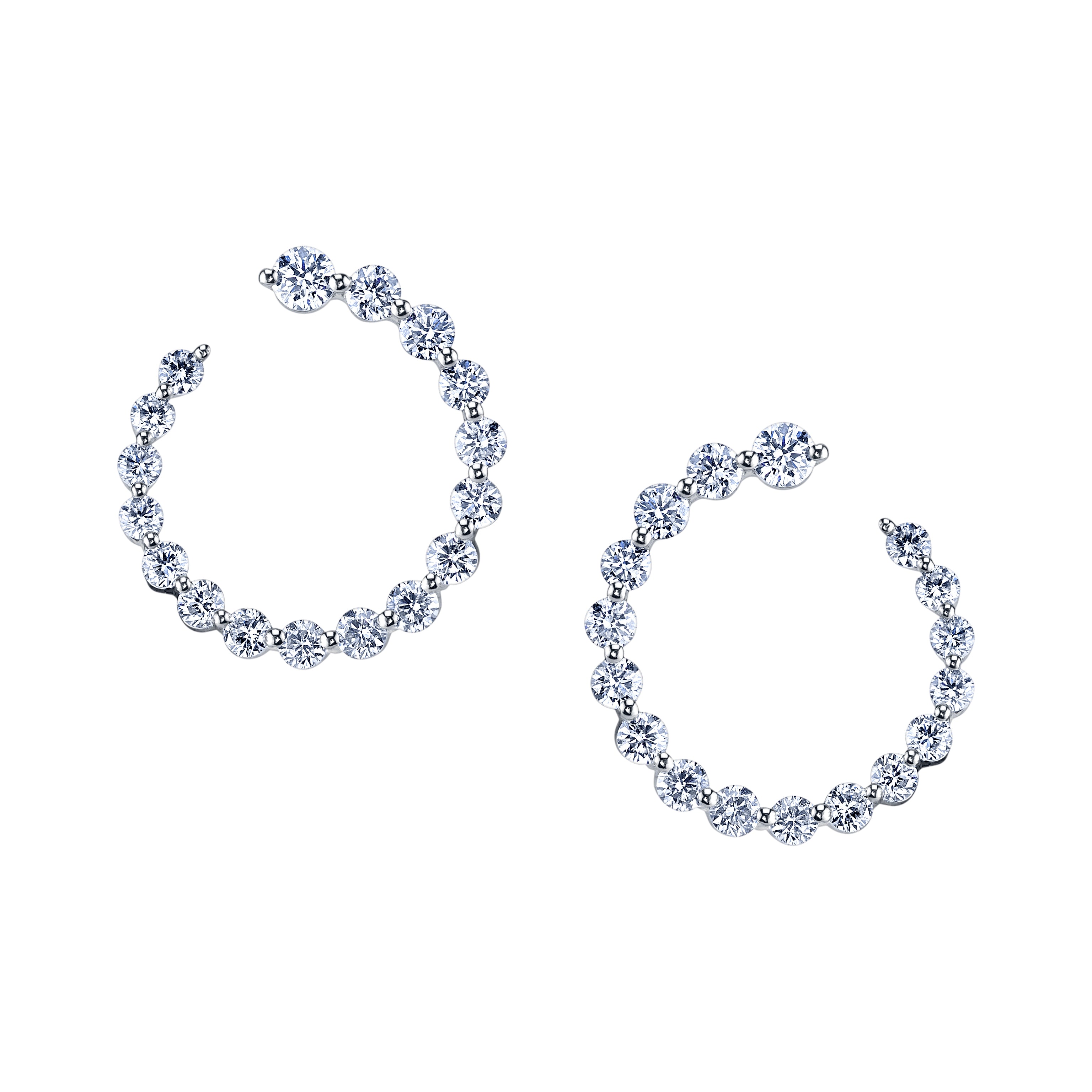 DIAMOND GARLAND EARRINGS