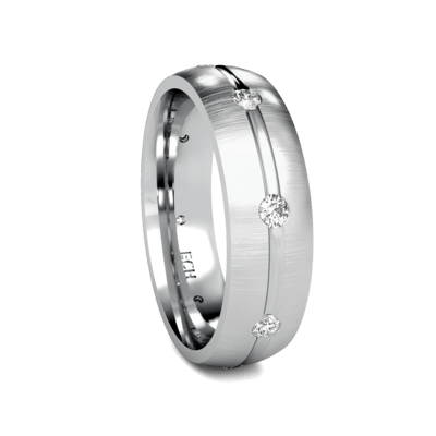 Mens Diamond Wedding Band