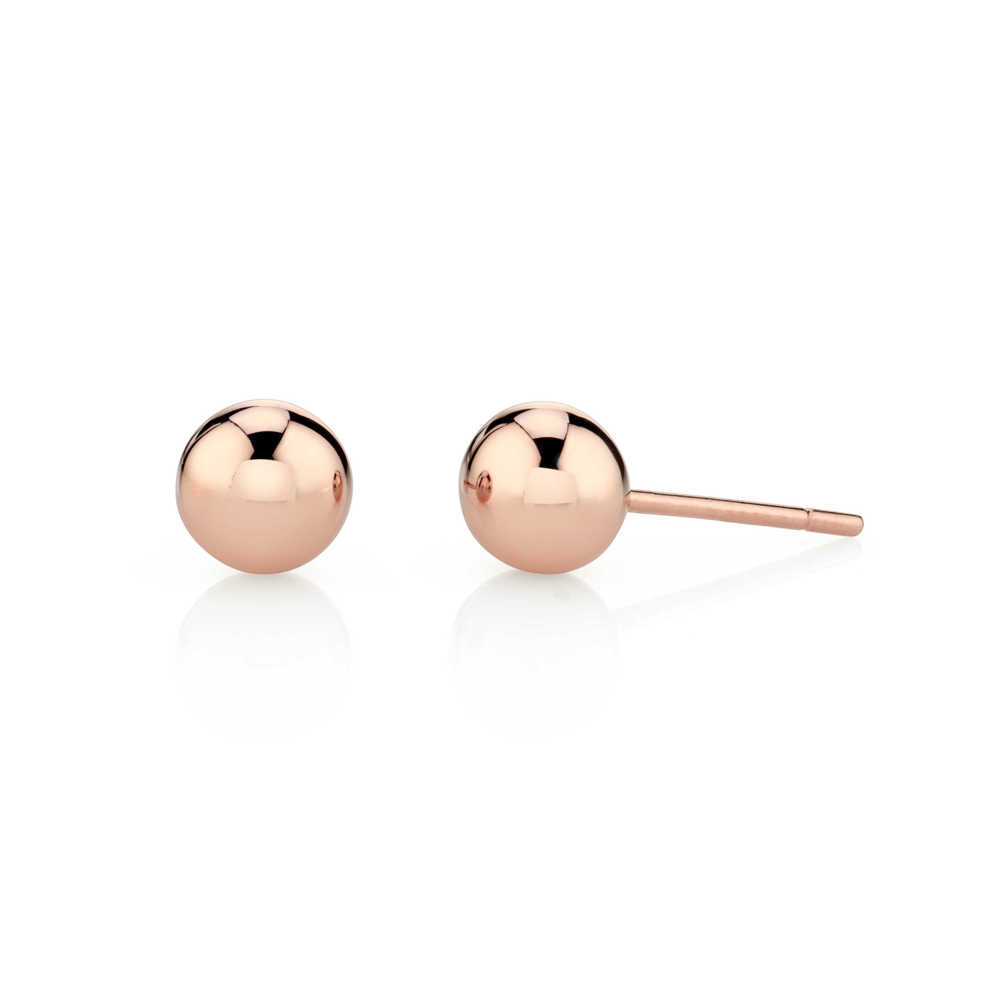 MEDIUM BALL STUD EARRINGS