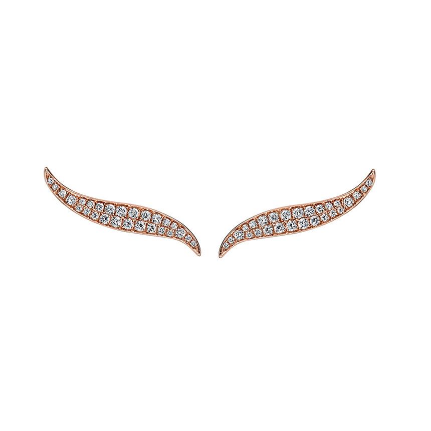 DIAMOND PETAL EARRINGS