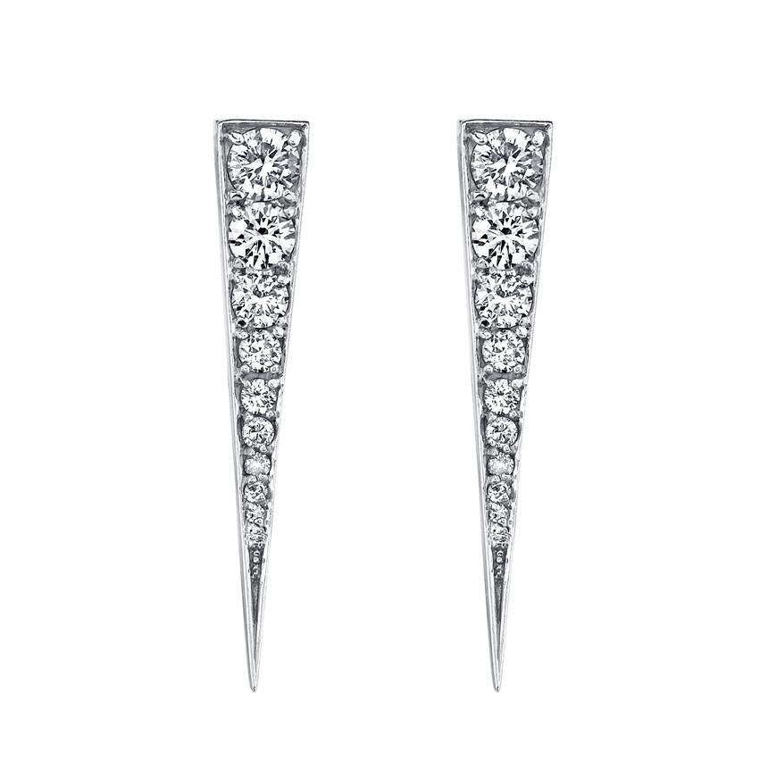 MEDIUM DIAMOND DAGGER EARRINGS