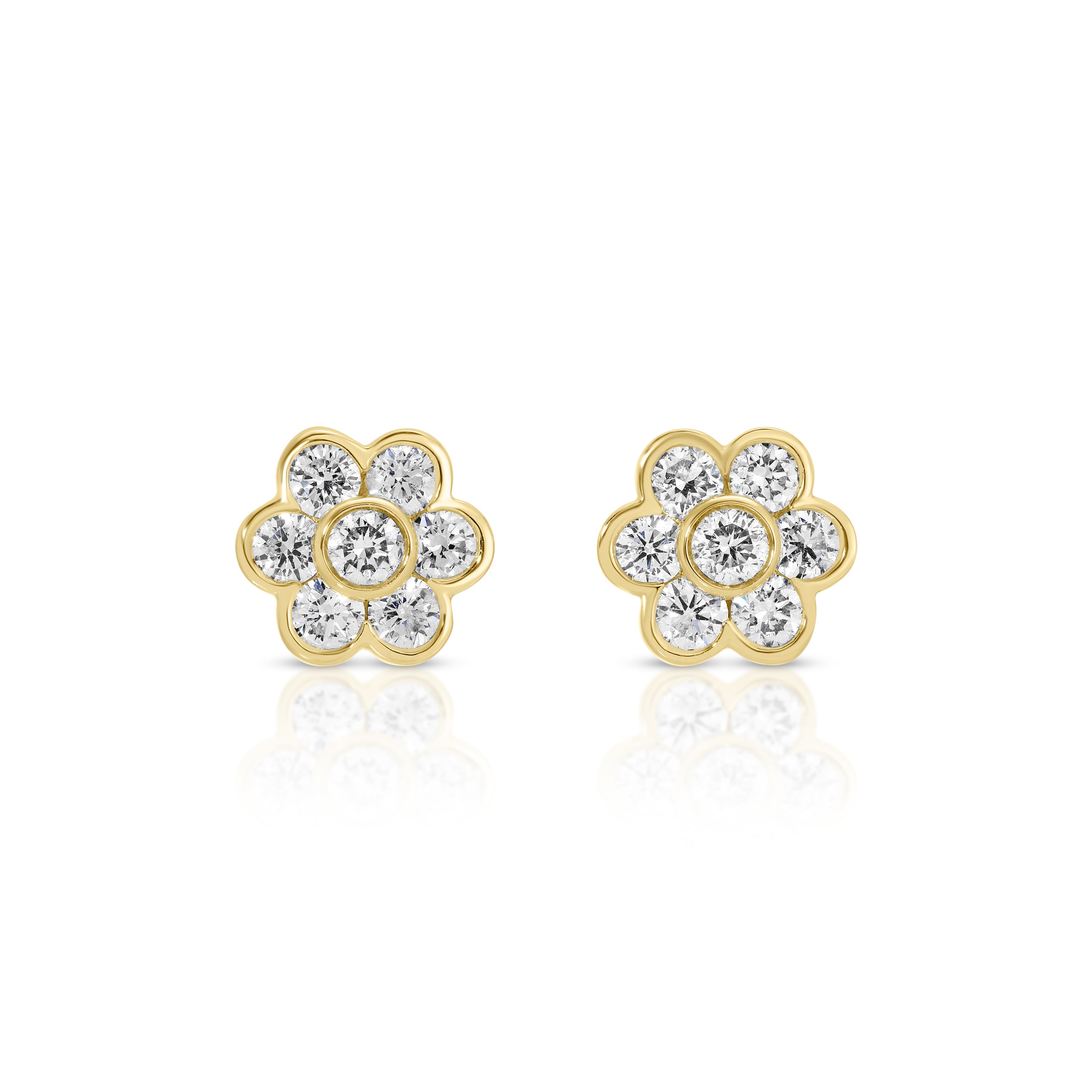 DIAMOND FLORA STUDS