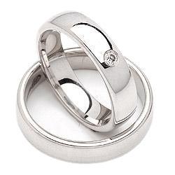 His and Hers Wedding Rings Set