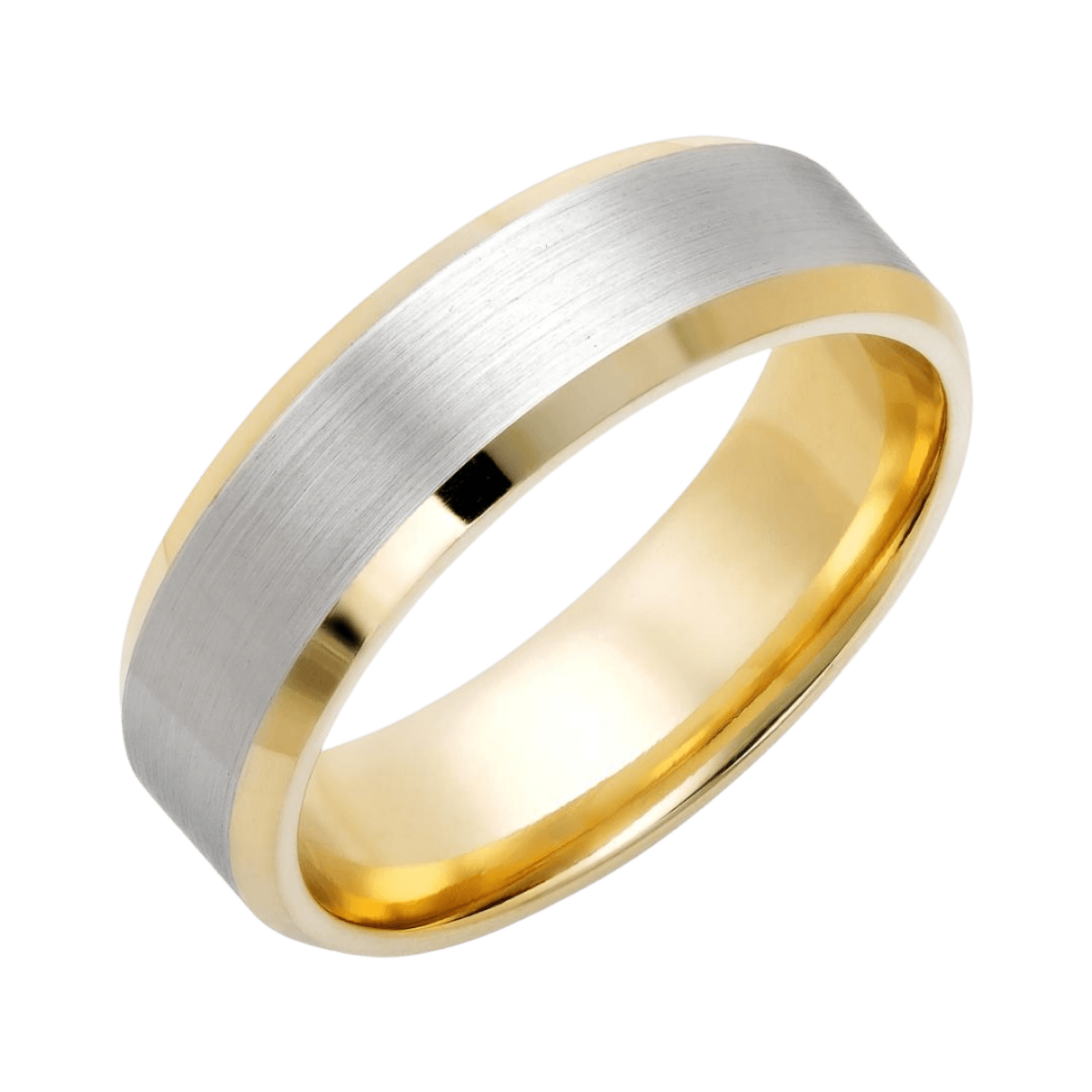 Two Tone Gold Wedding Rings