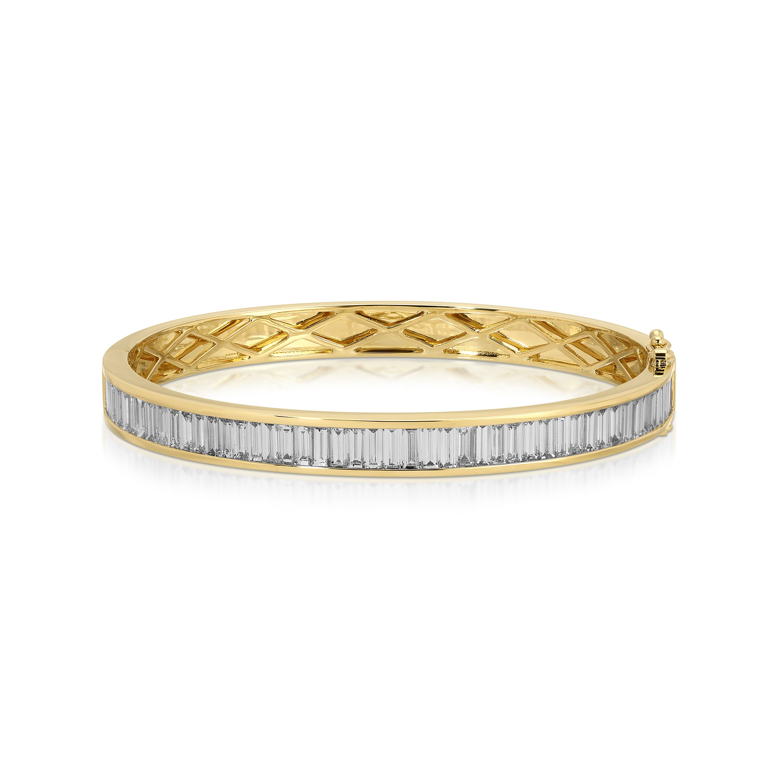 HANNAH BAGUETTE DIAMOND BANGLE