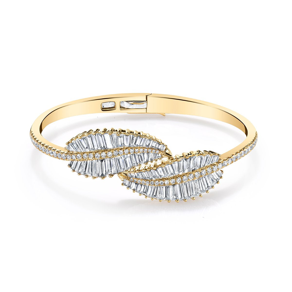 PALM LEAF DIAMOND BRACELET
