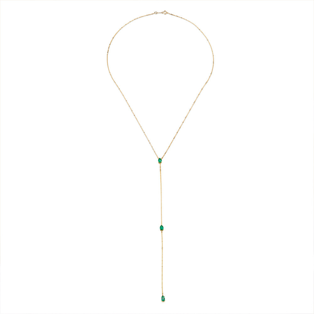 EMERALD PEAR LARIAT