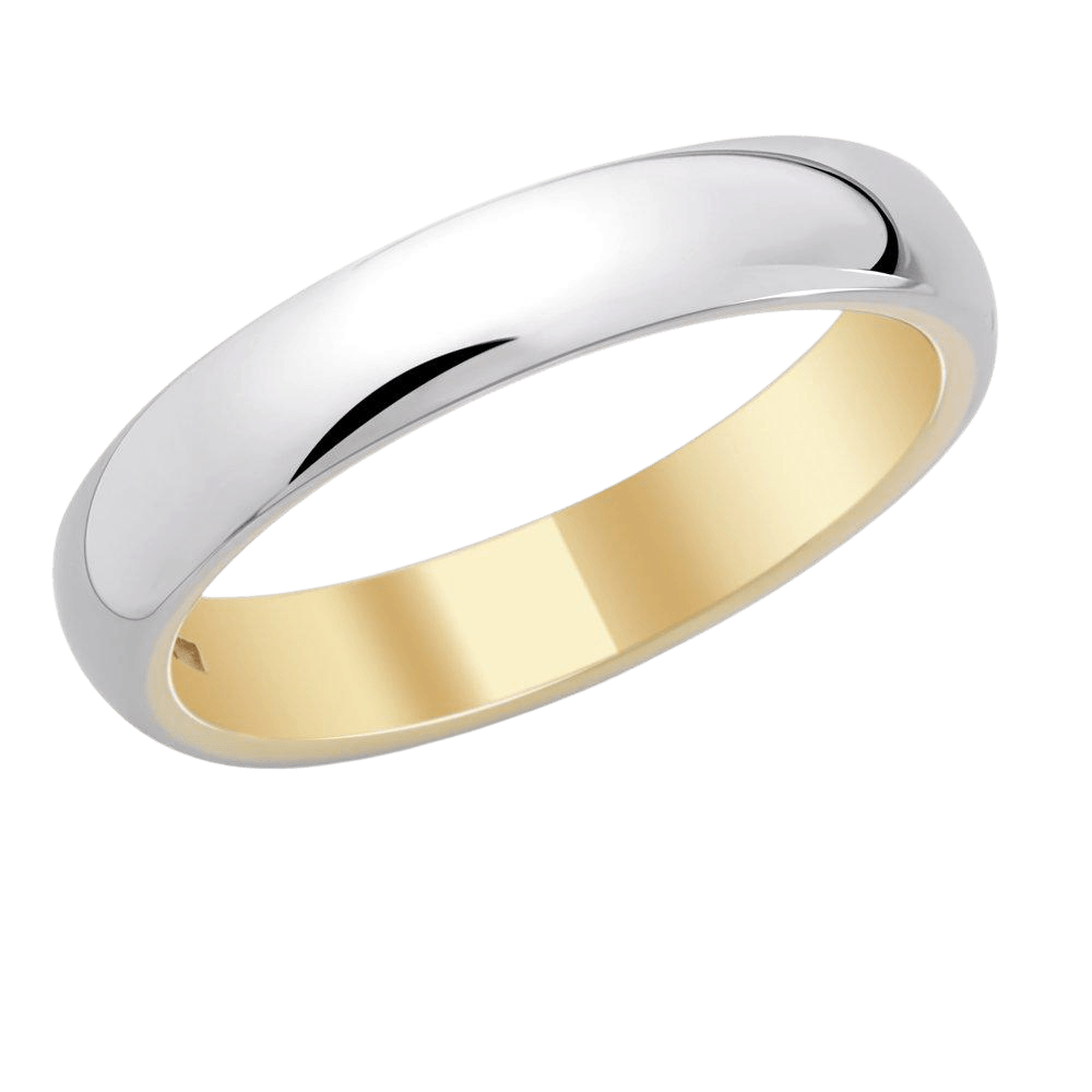 Two Tone Gold Wedding Bands