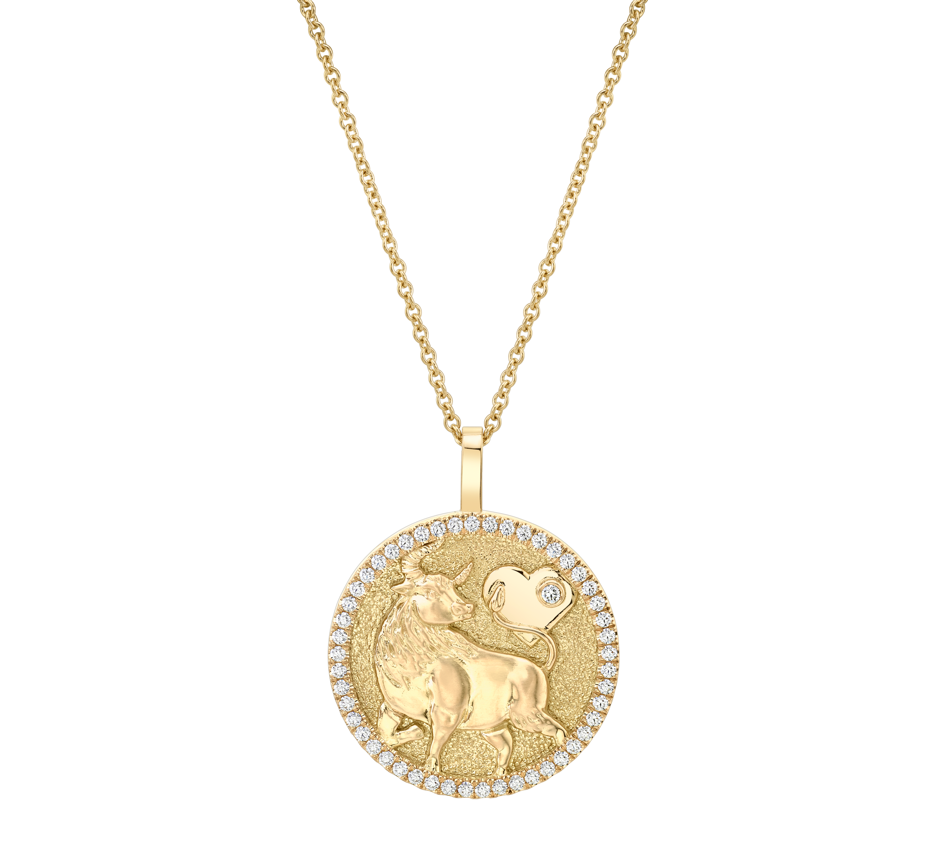 LUCKY DIAMOND OX TALISMAN