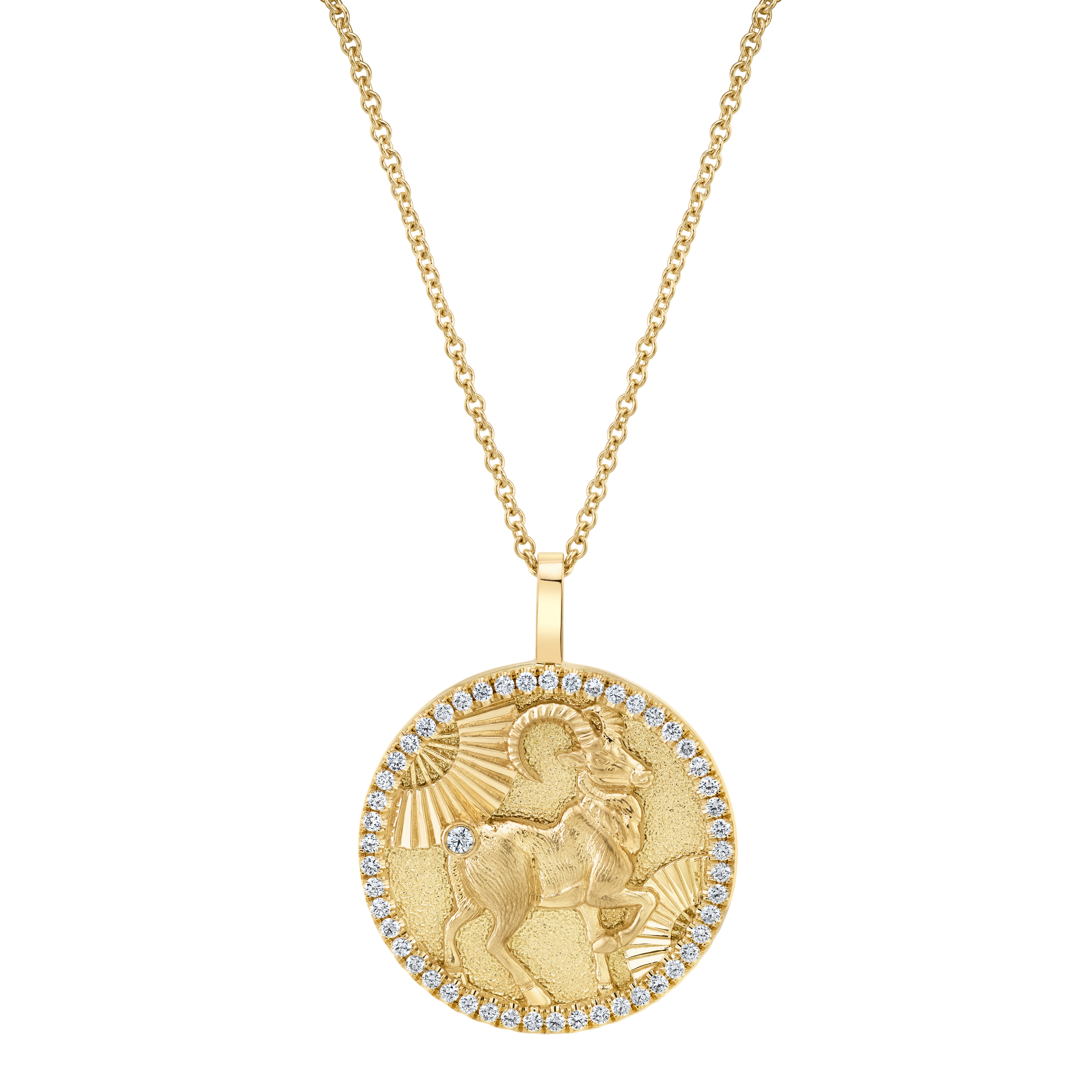 LUCKY DIAMOND GOAT TALISMAN
