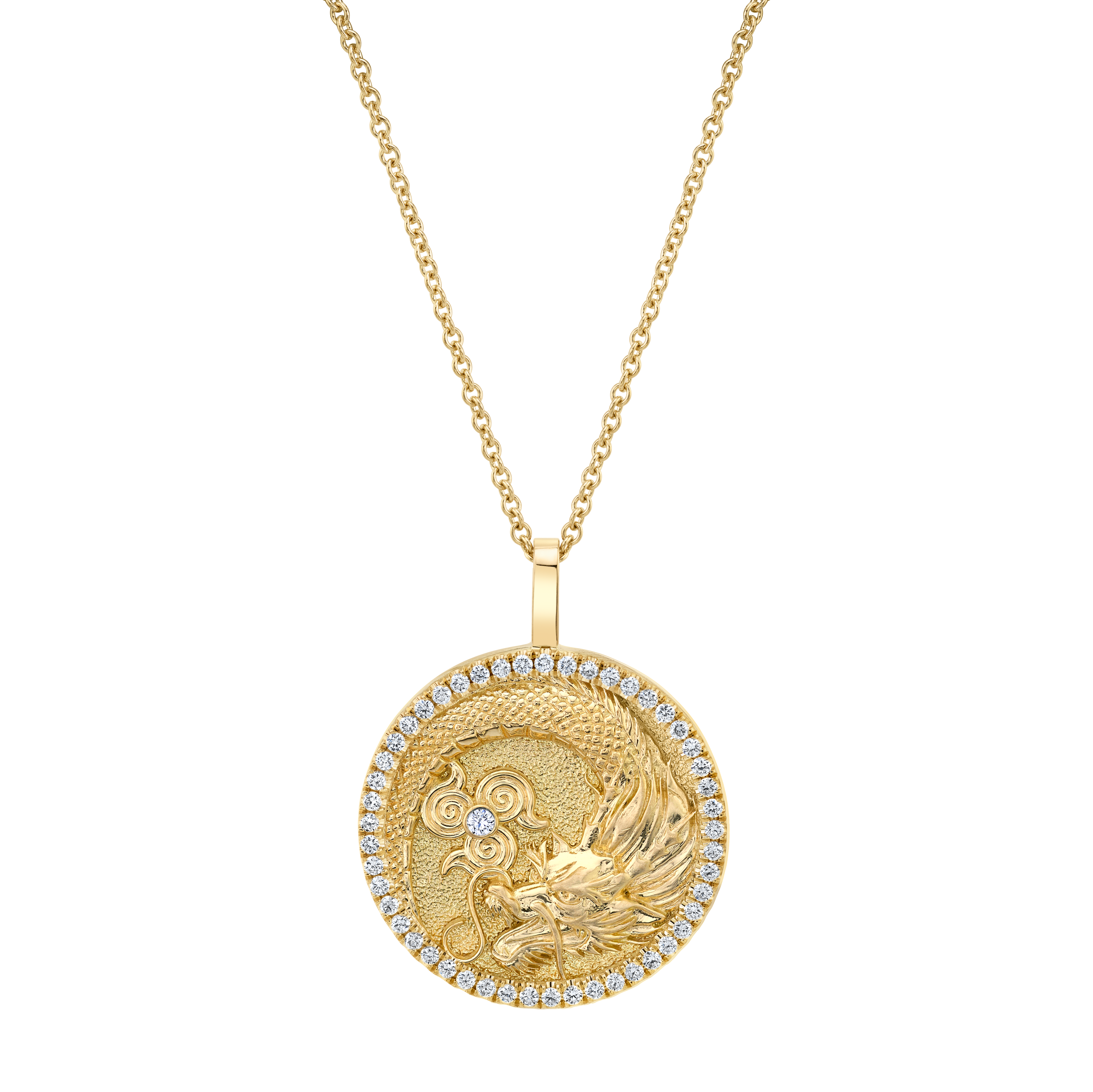 LUCKY DIAMOND DRAGON TALISMAN