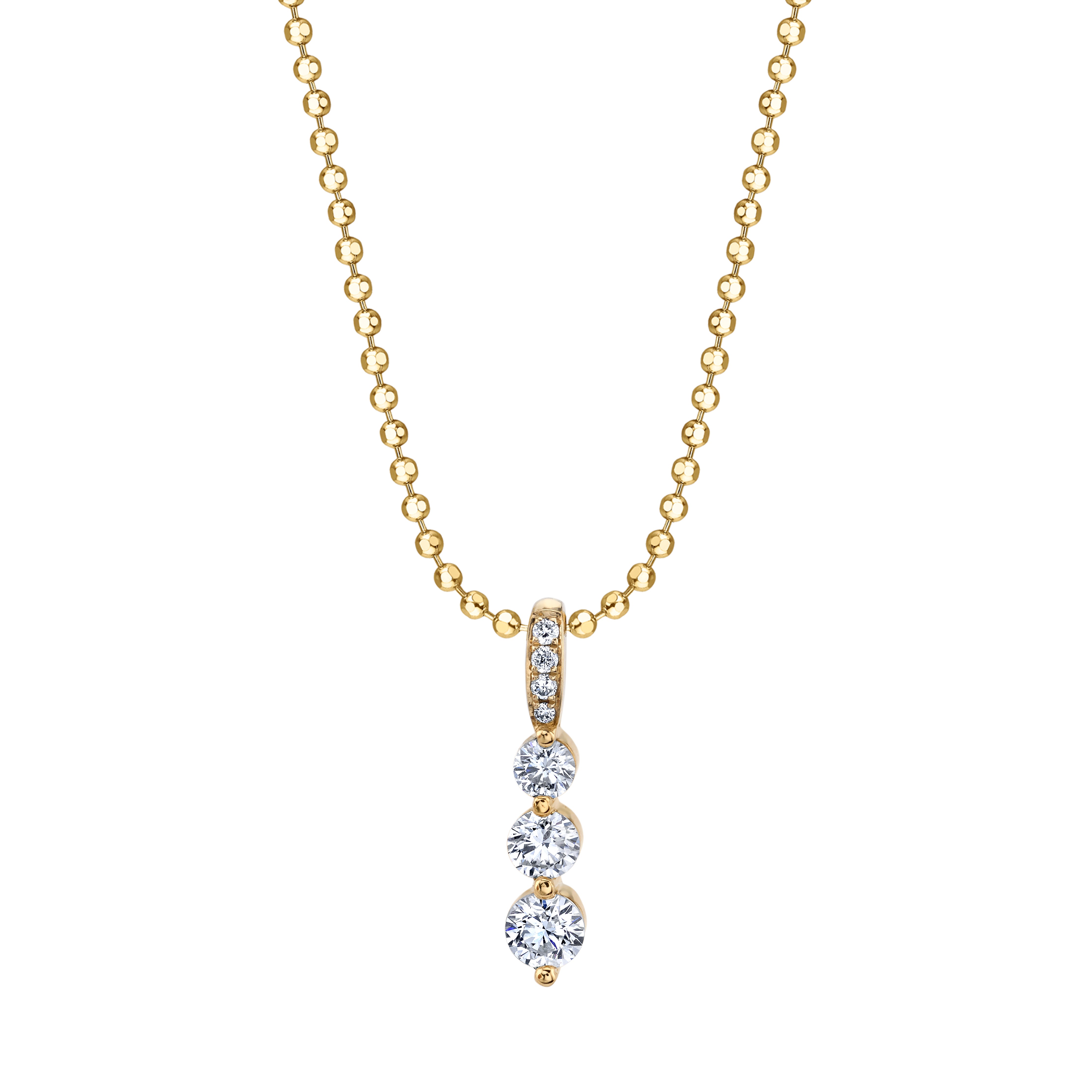 SMALL DIAMOND TWIGGY NECKLACE