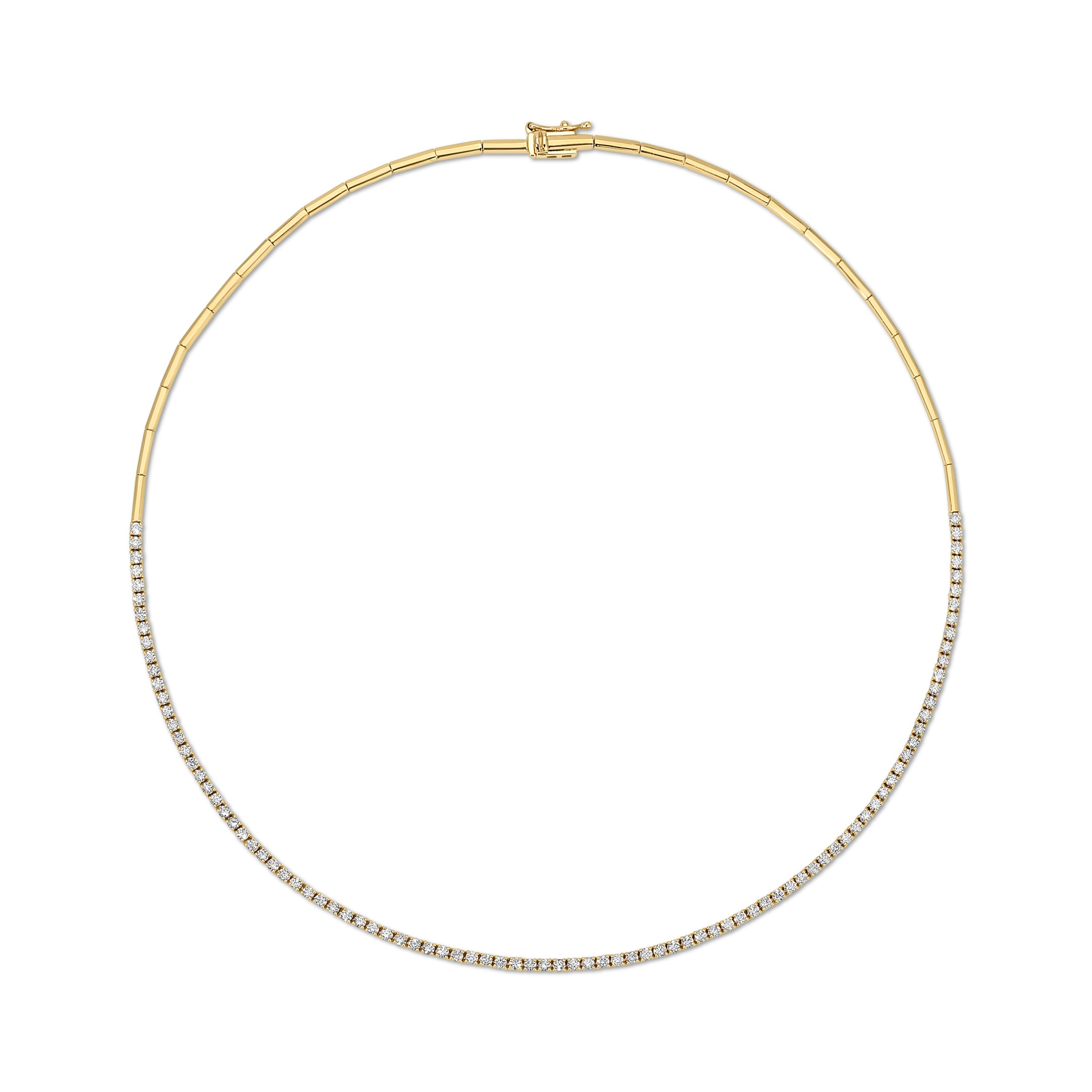 AUDREY DIAMOND BAR LINK CHOKER