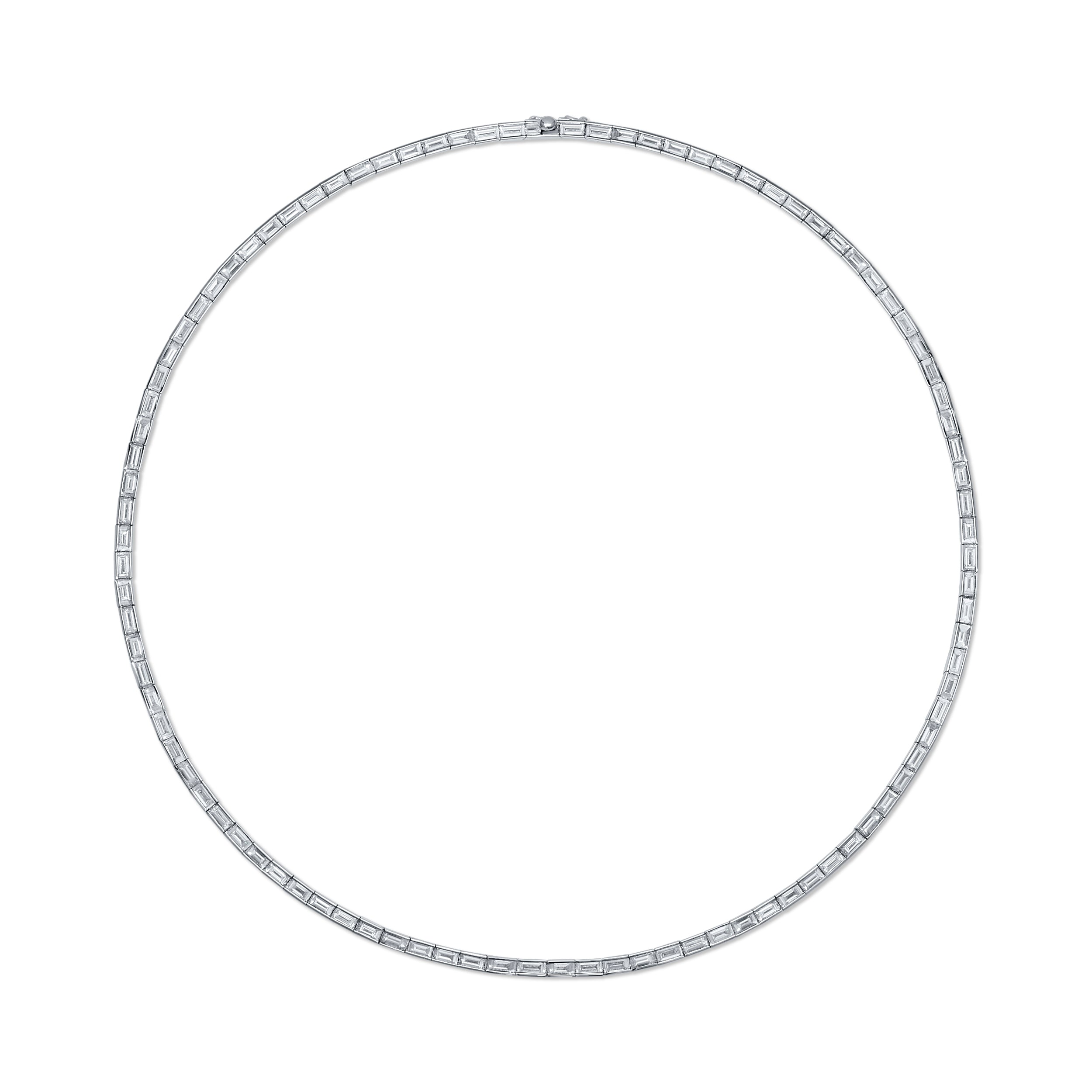 BAGUETTE DIAMOND CHOKER