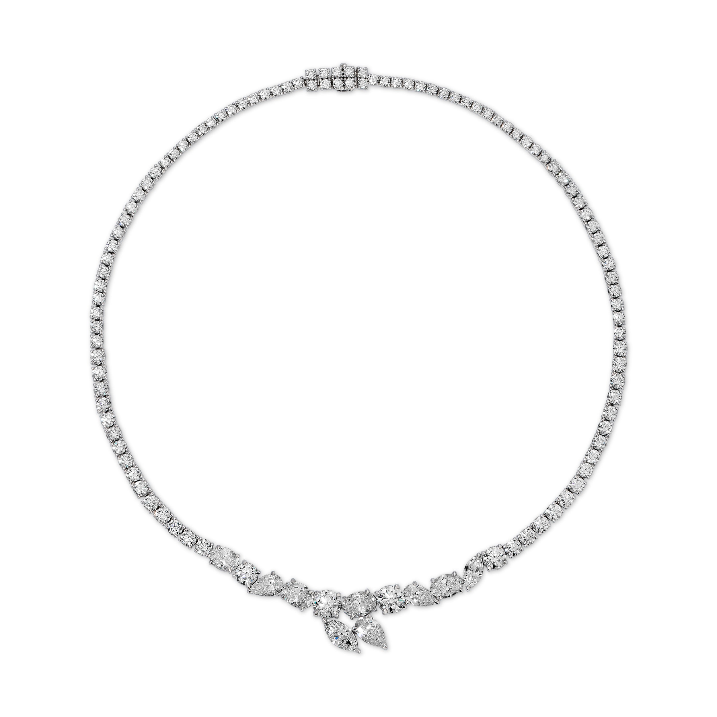 SPENCER MULTI- DIAMOND NECKLACE