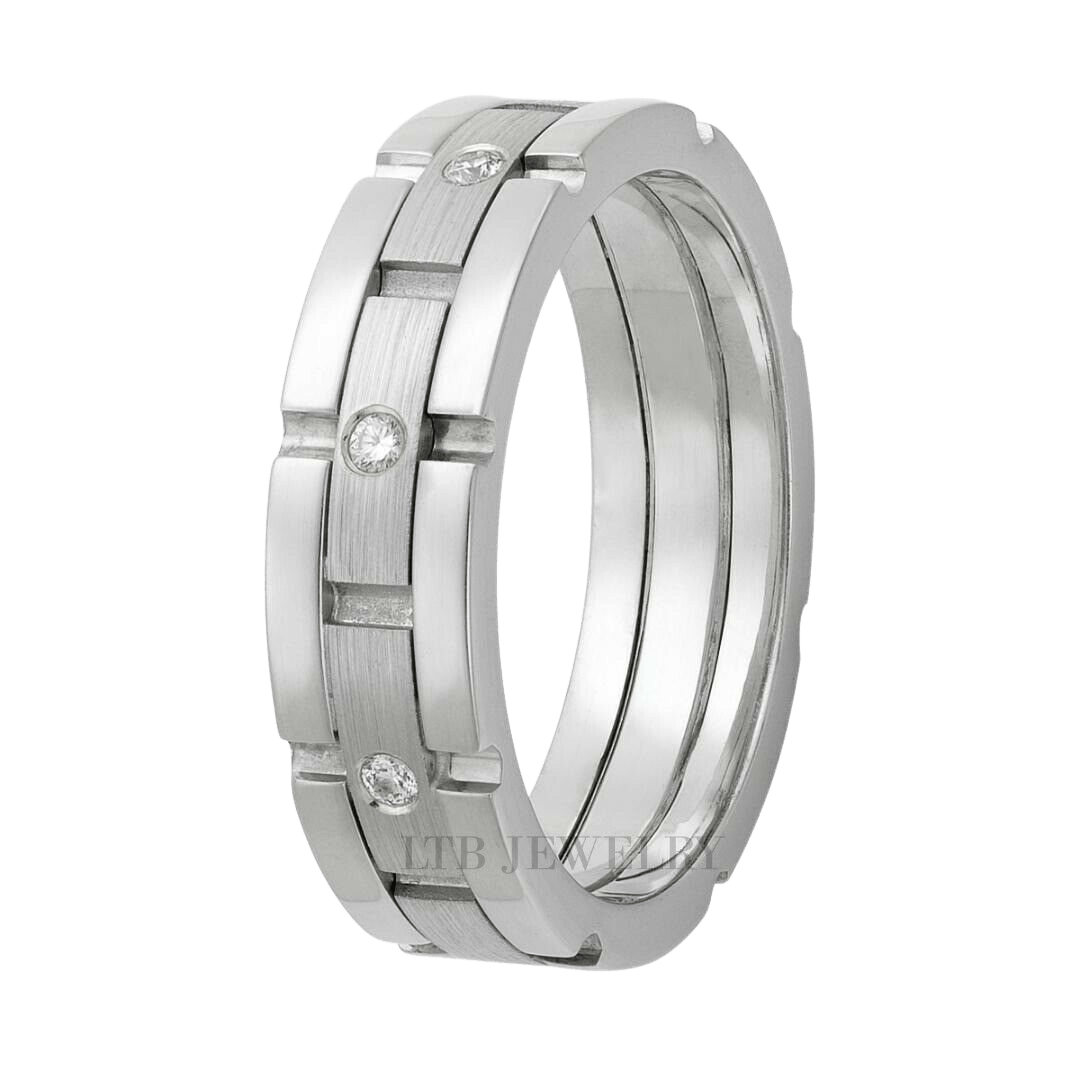 Platinum Diamond Wedding Bands