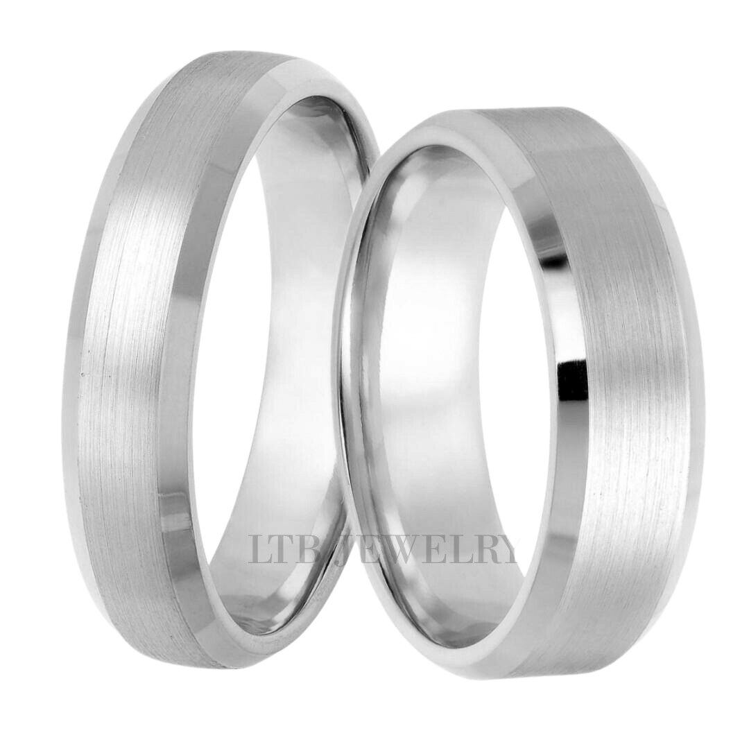 His and Hers Platinum Wedding Rings