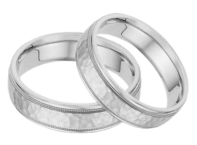 His and Hers Platinum Wedding Rings Set